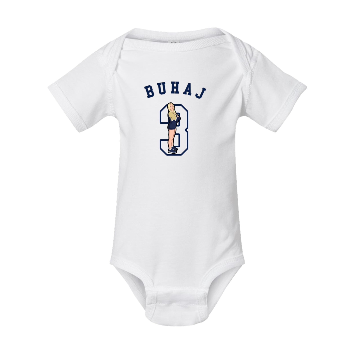 Baby Onesie — Shirsey Arch in White