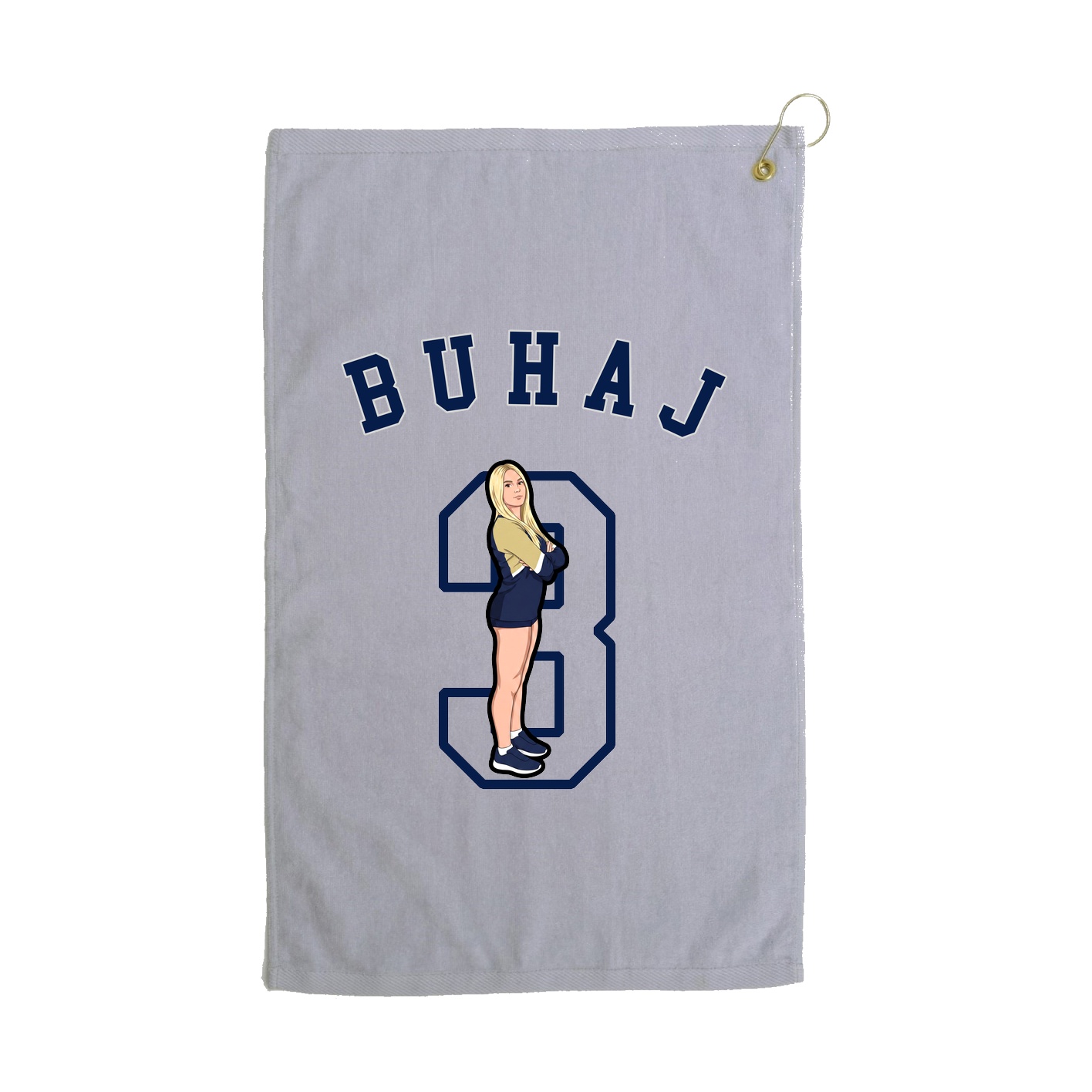 Golf Towel — Shirsey Arch in Grey