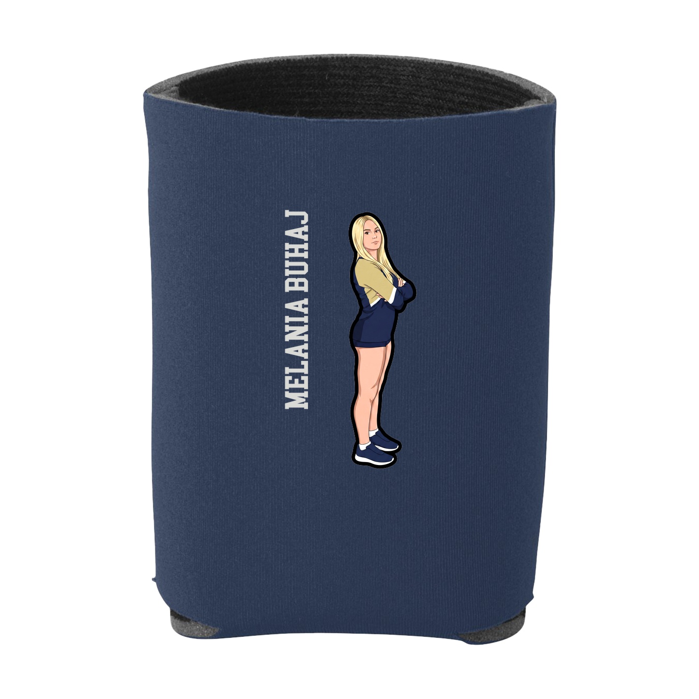 Can Holder — Name Vertical in Navy