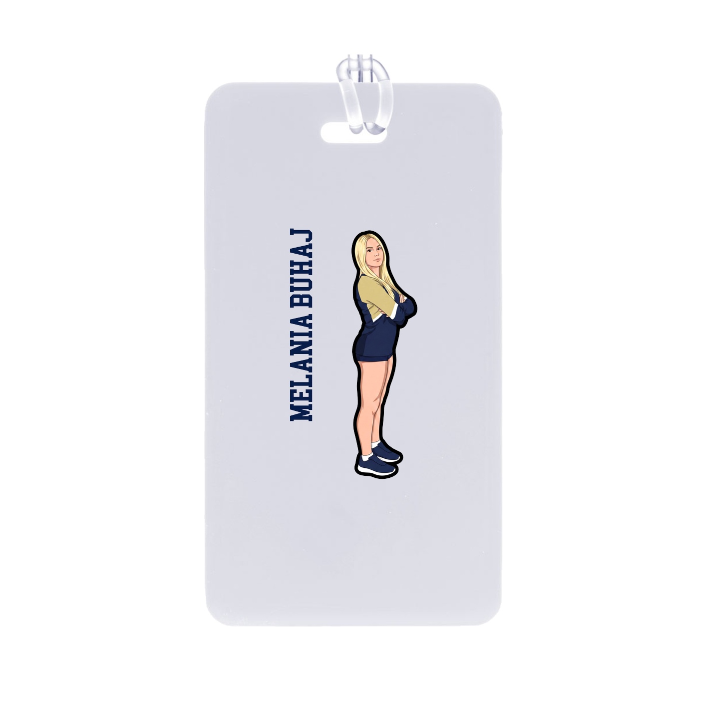 Bag Tag — Name Vertical in Classic