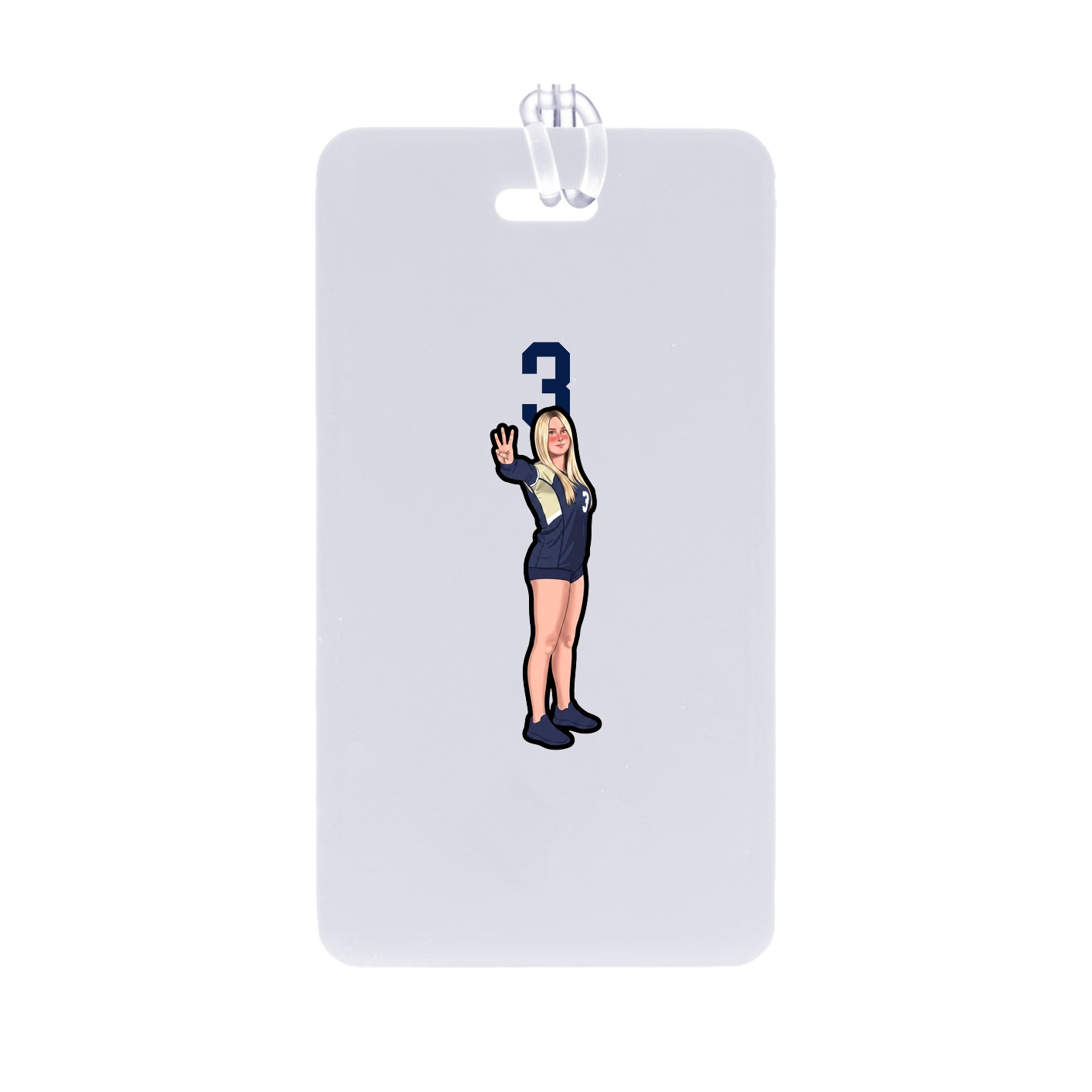 Bag Tag — Number Top in Classic