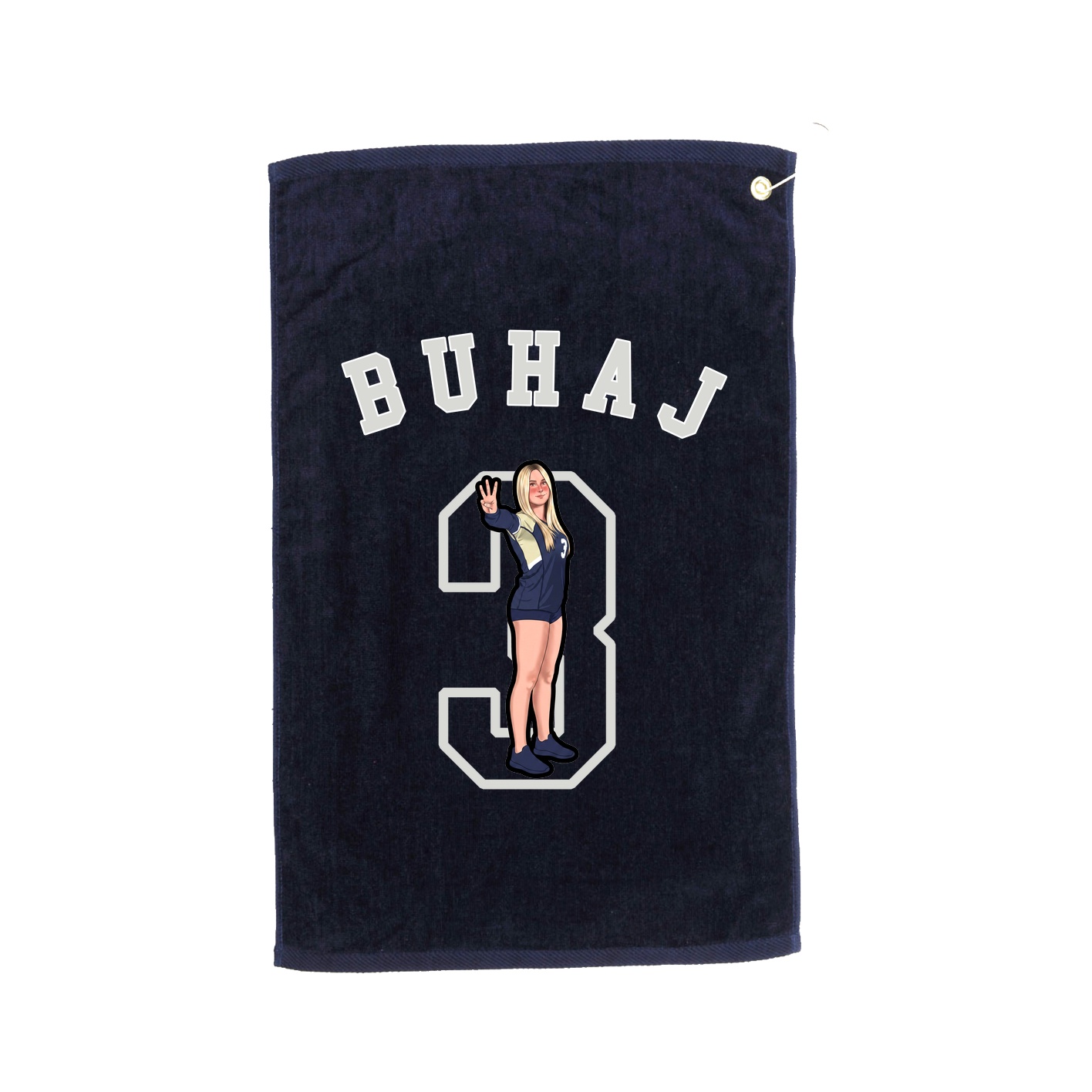 Golf Towel — Shirsey Arch in Navy