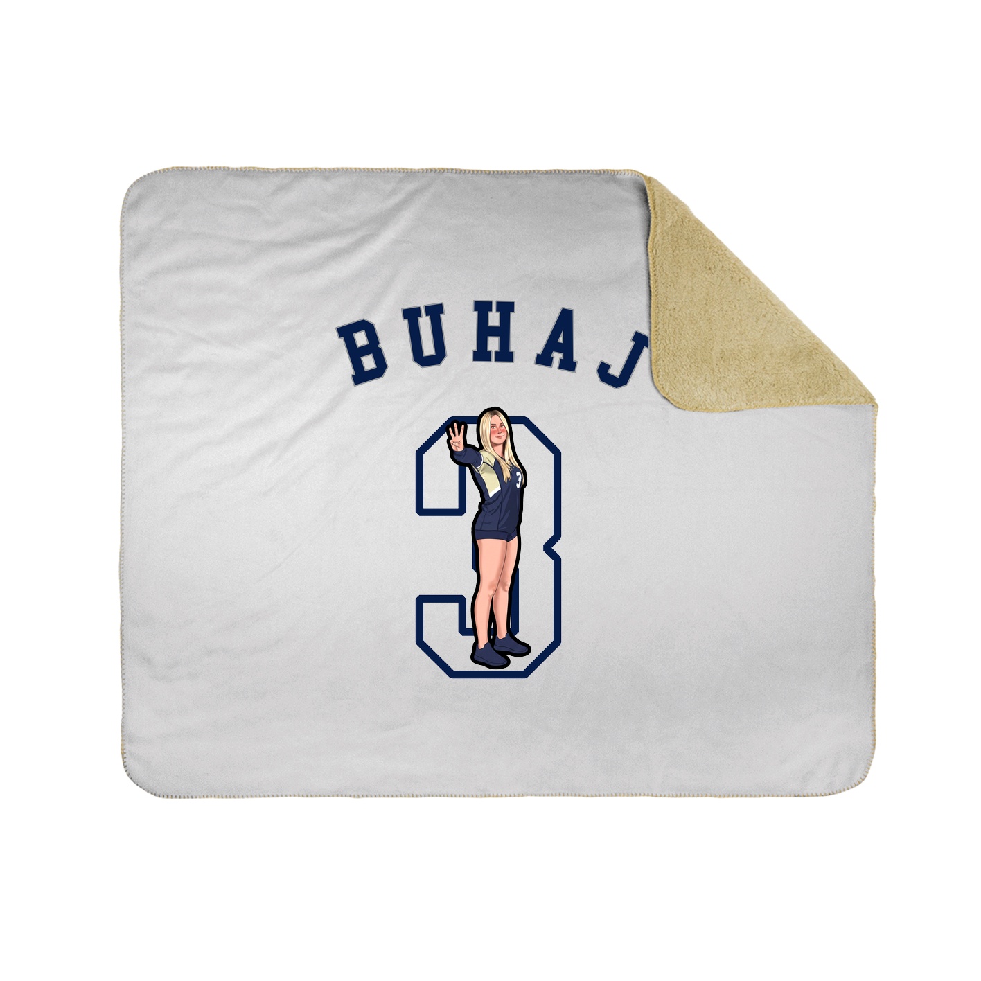 Throw Blanket — Shirsey Arch in White