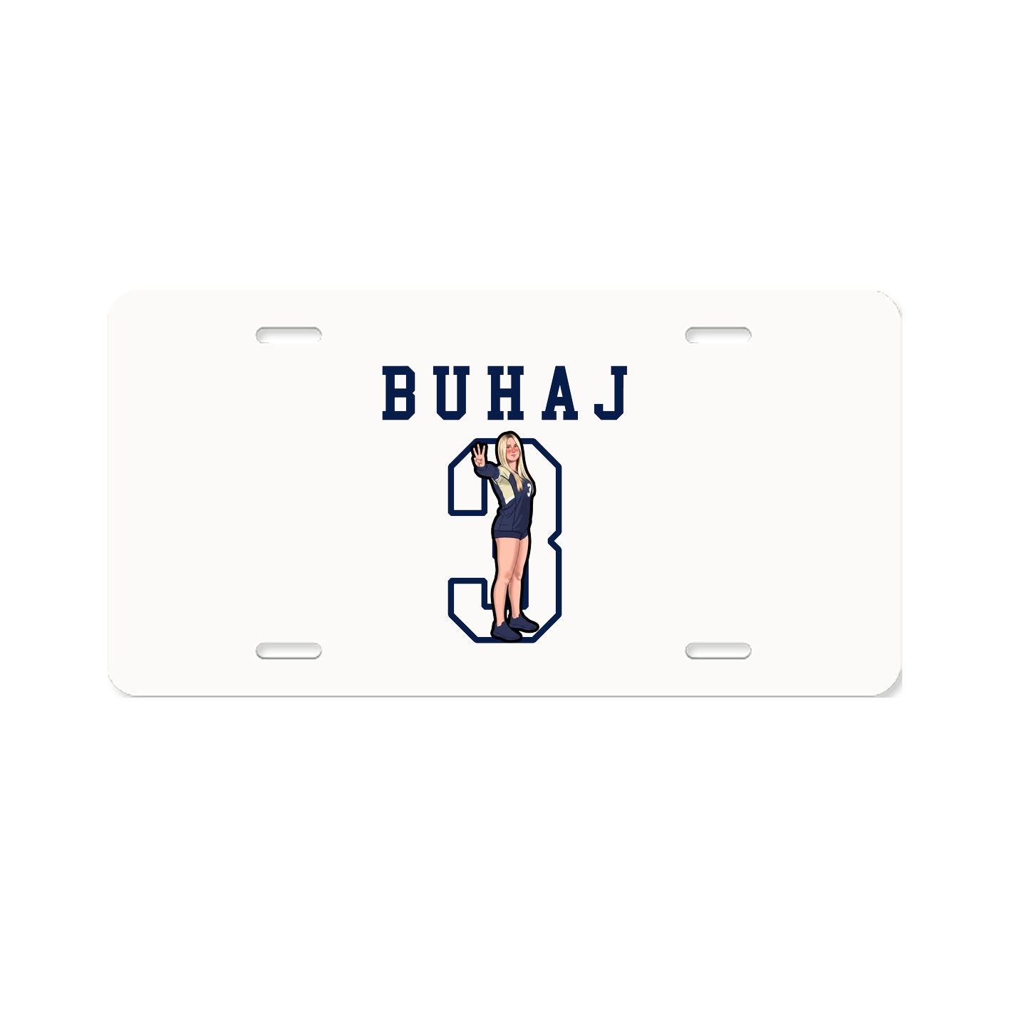 License Plate — Shirsey in Classic