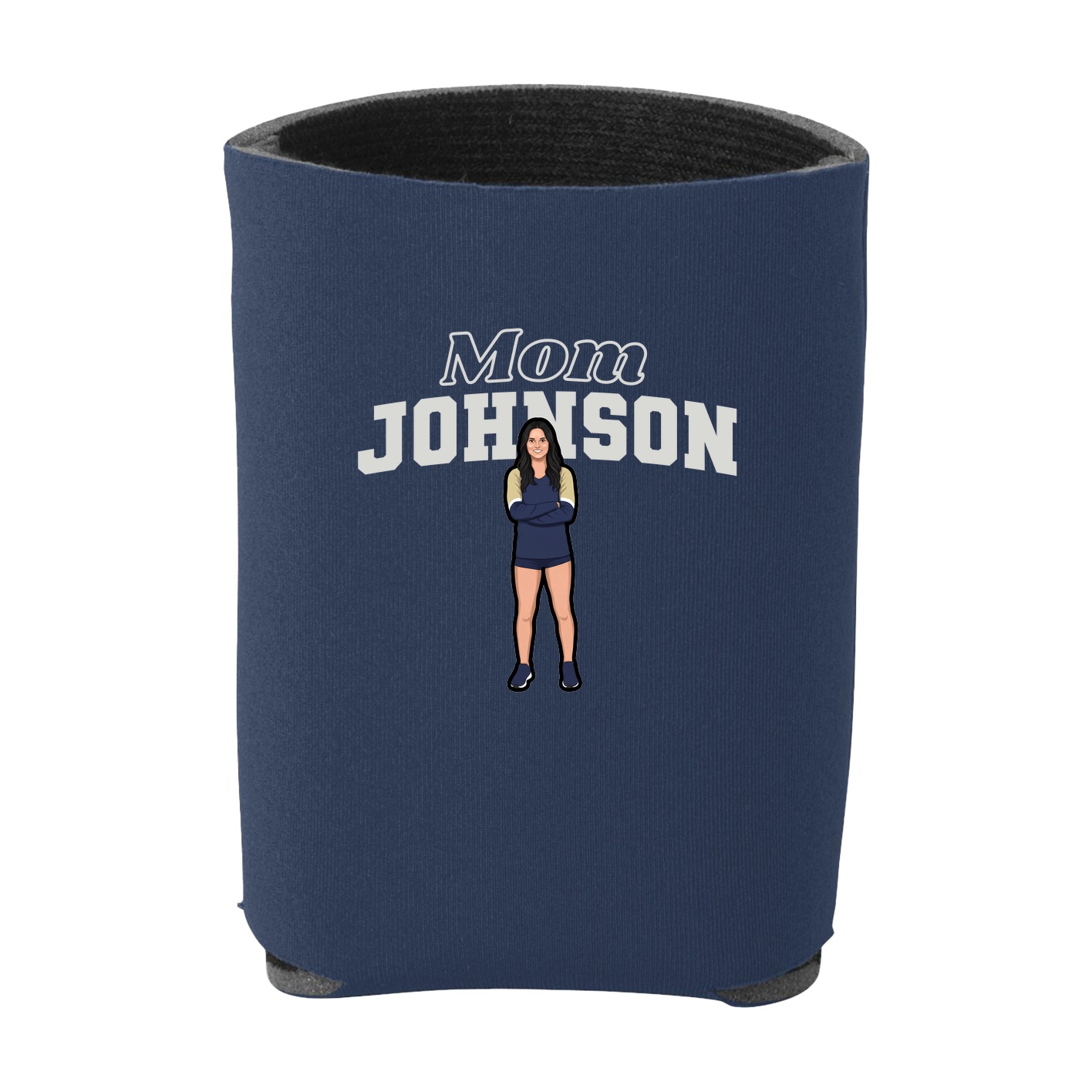 Can Holder — Mothers Day Block in Navy