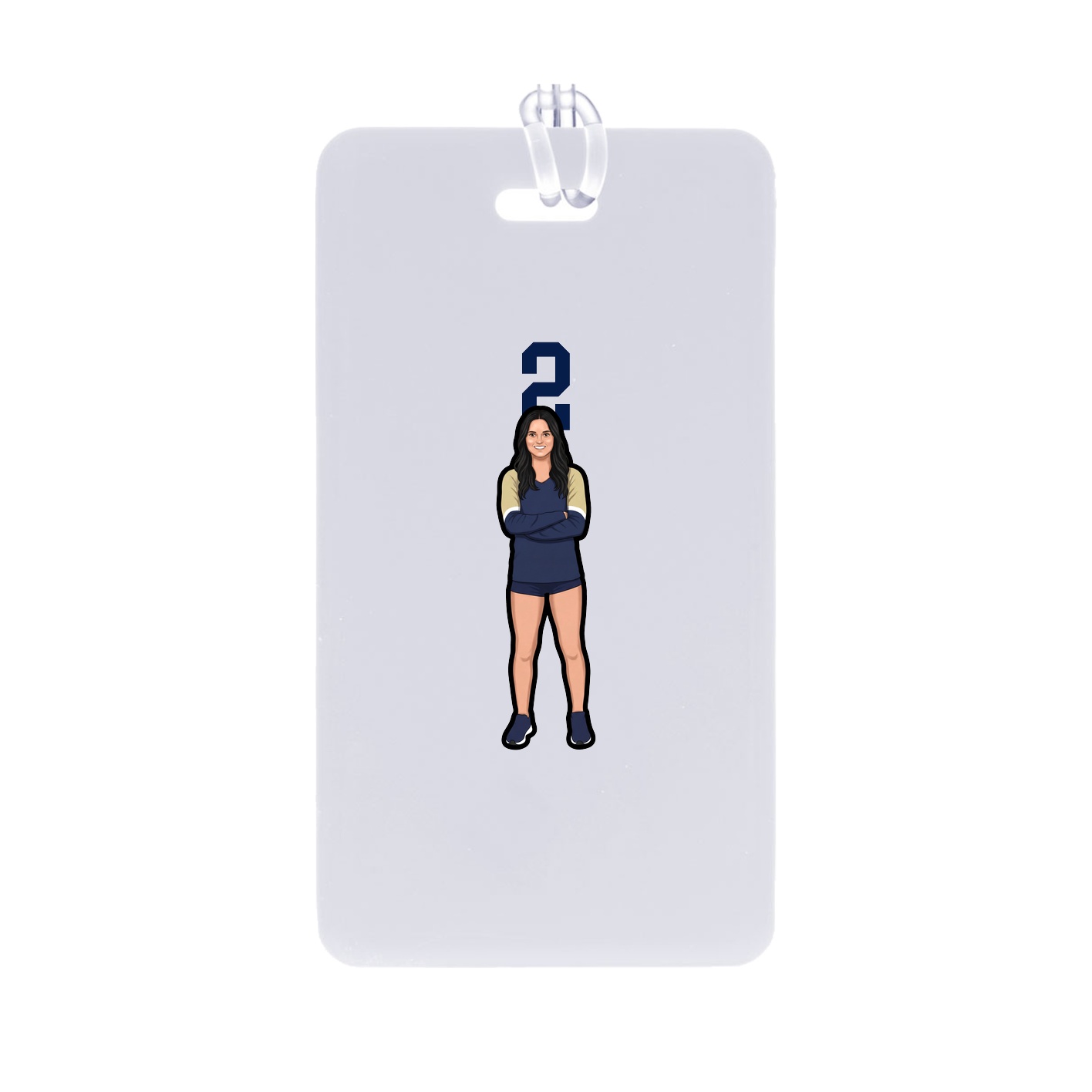 Bag Tag — Number Top in Classic