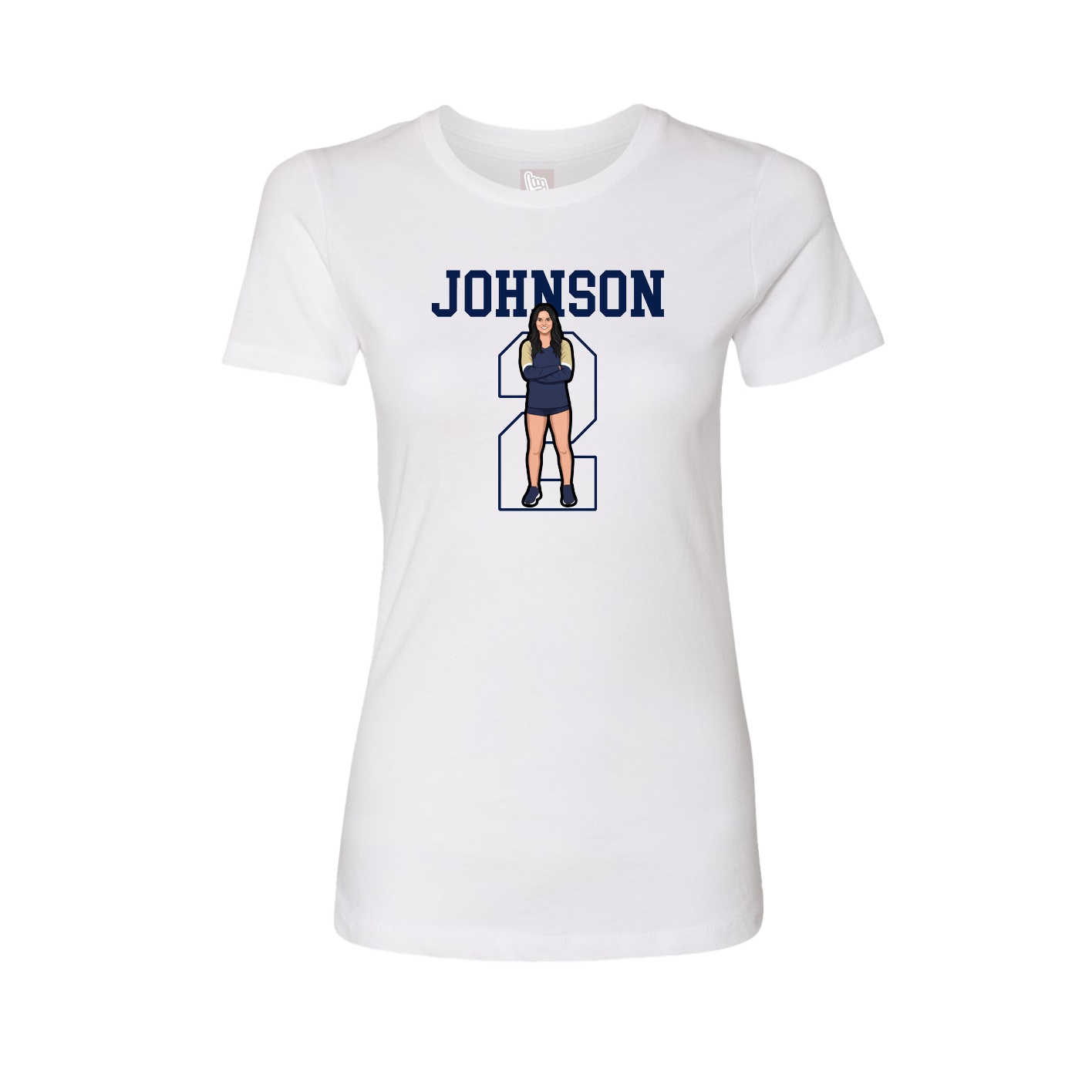 Fitted Women's Tee — Shirsey in White