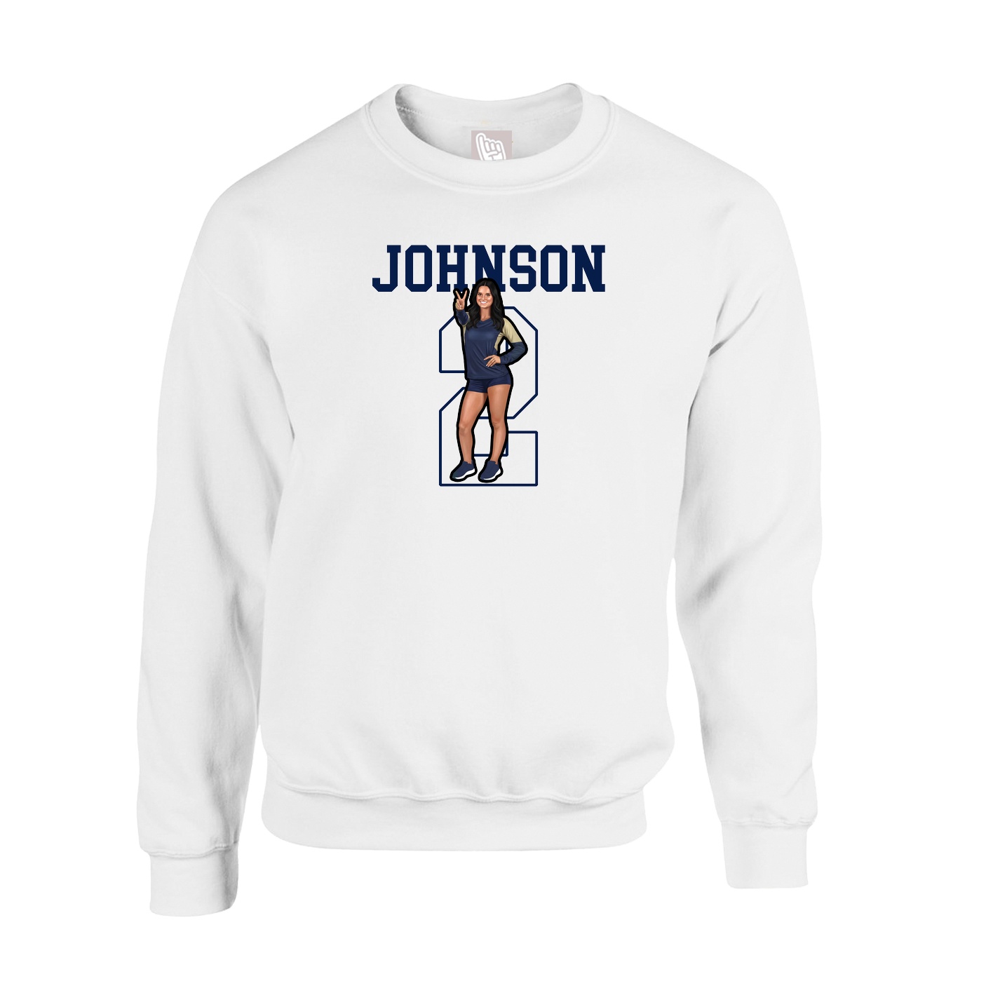 Fleece Crew — Shirsey in White