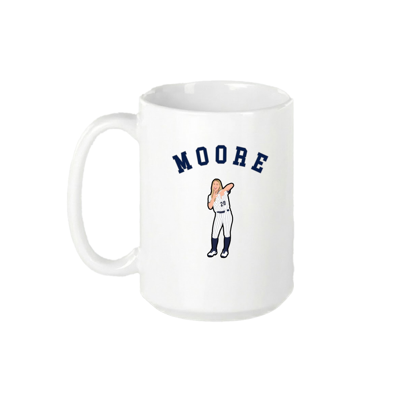 15oz Coffee Mug — Shirsey Arch in White