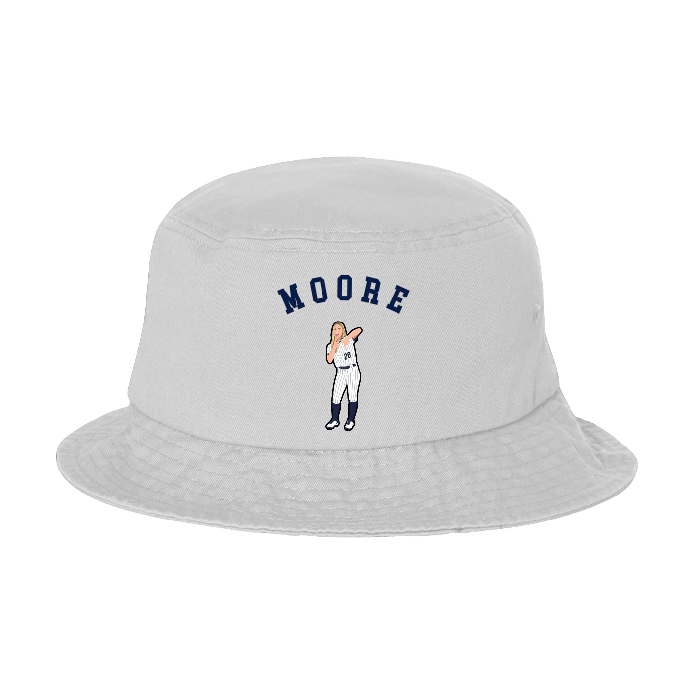 Bucket Cap — Shirsey Arch in White
