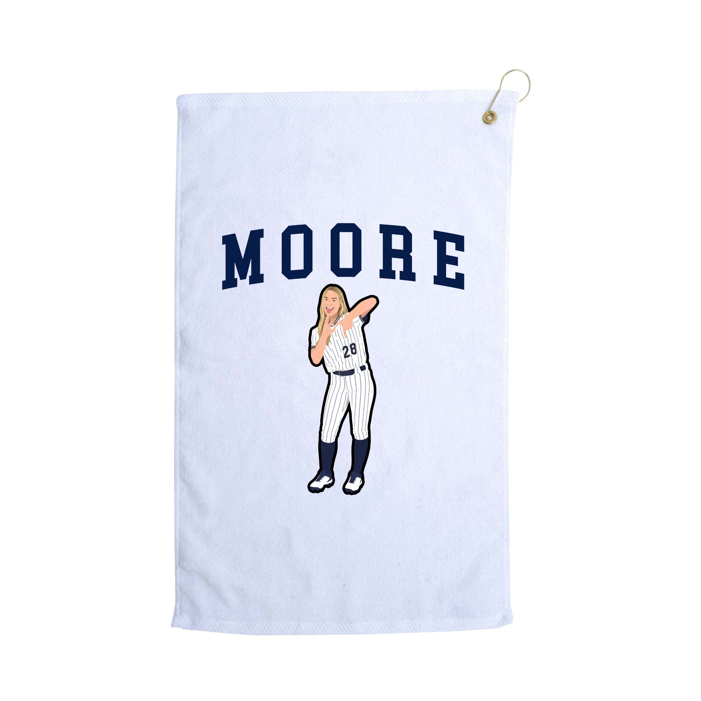 Golf Towel — Shirsey in White