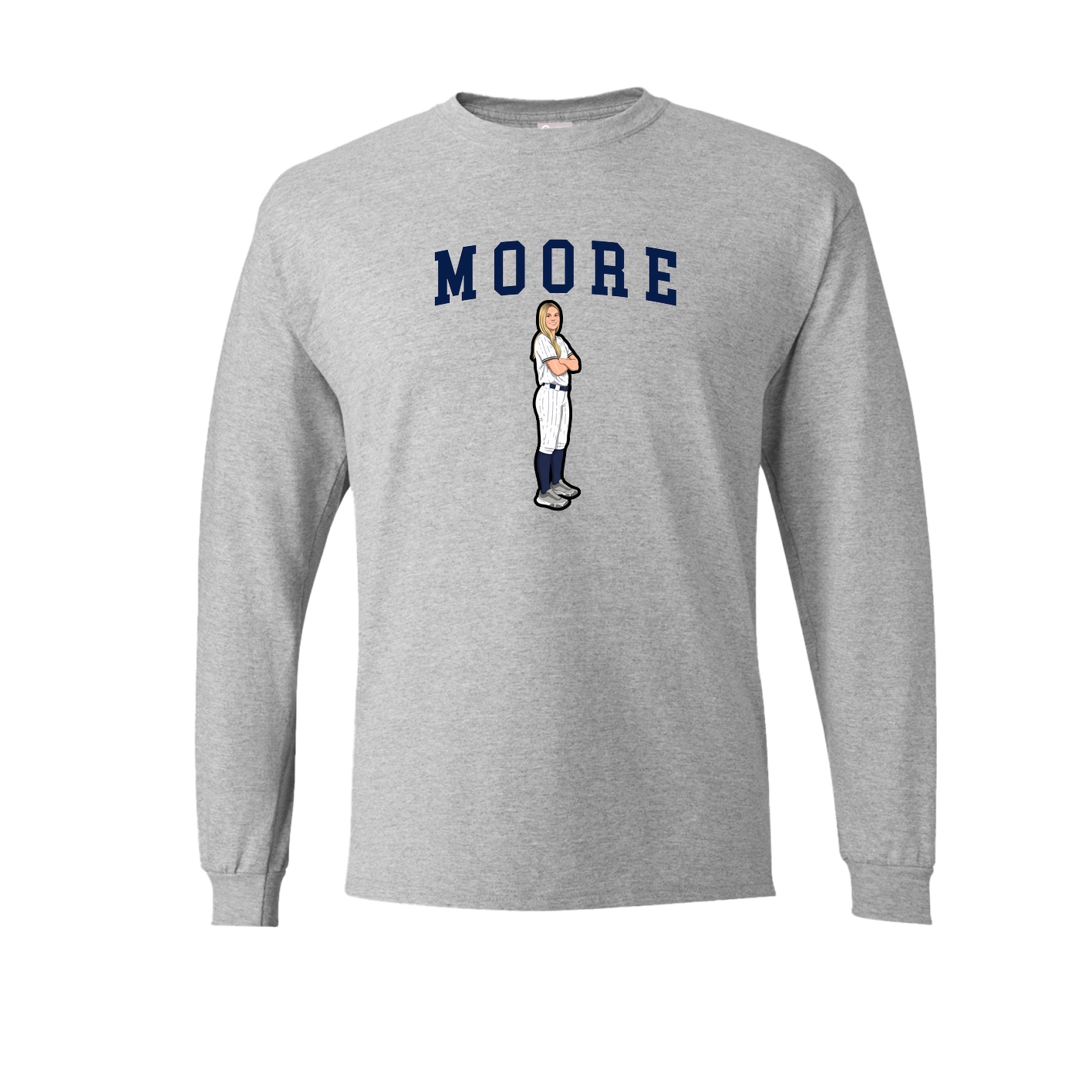 Long Sleeve Tee — Shirsey in Grey