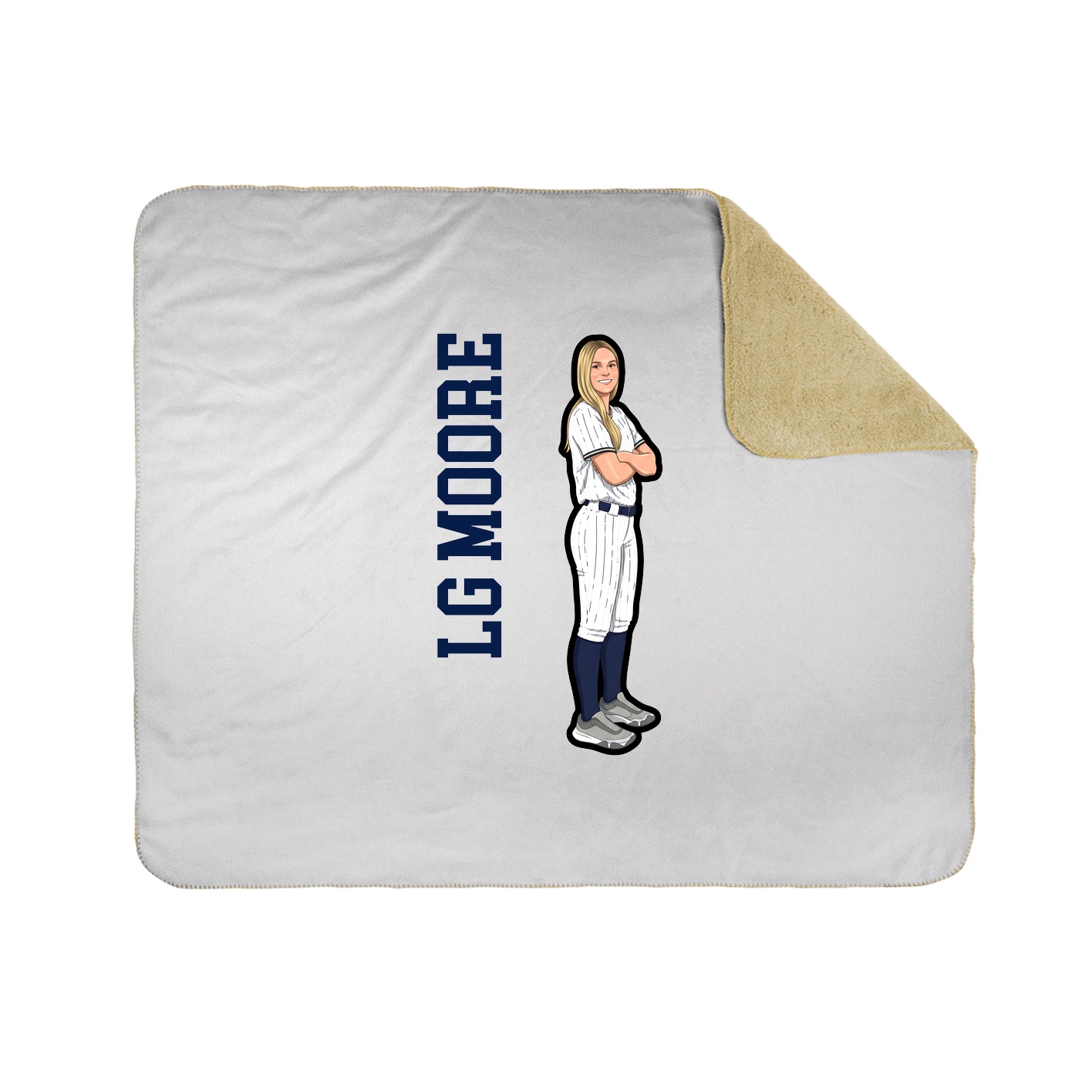 50x60 Sherpa Lined Throw Blanket