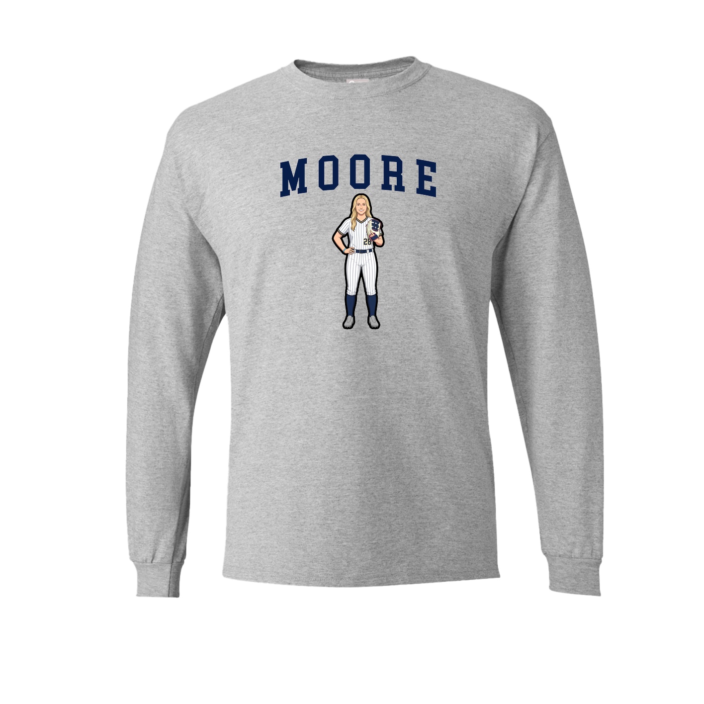 Long Sleeve Tee — Shirsey in Grey