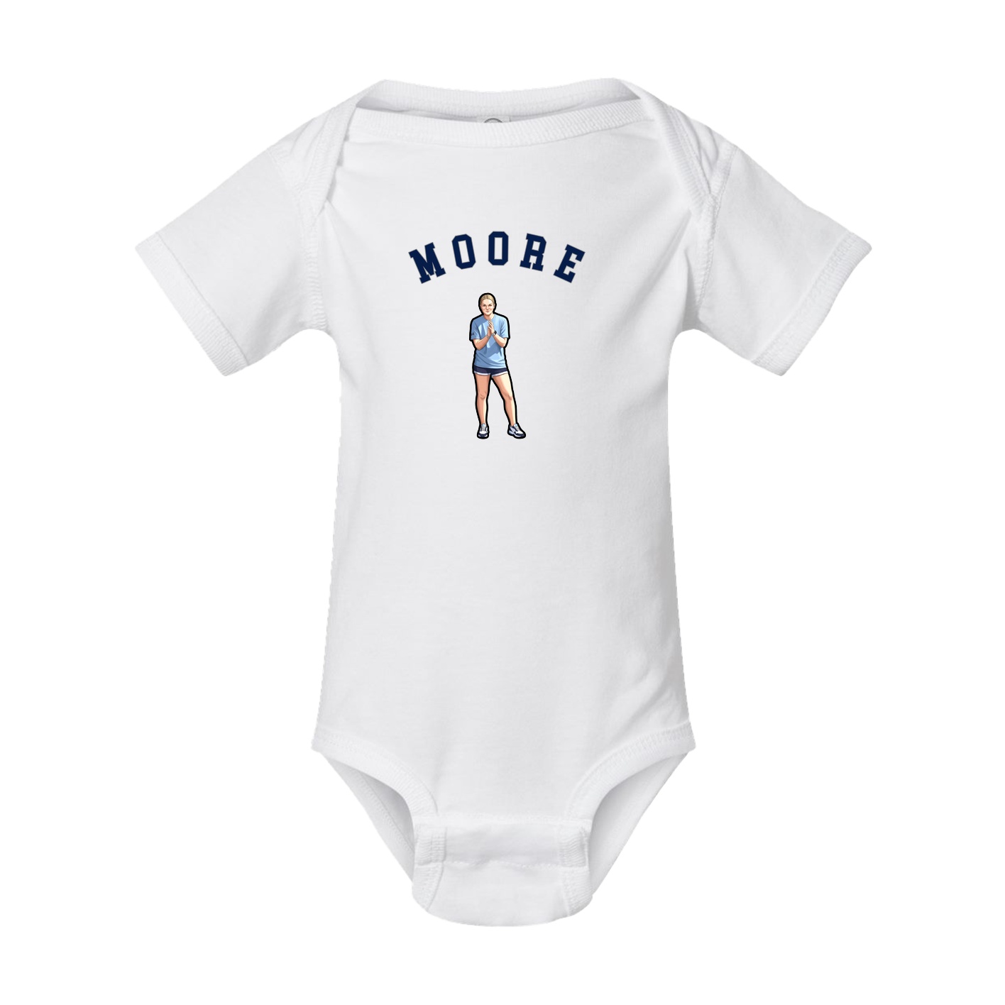 Baby Onesie — Shirsey Arch in White