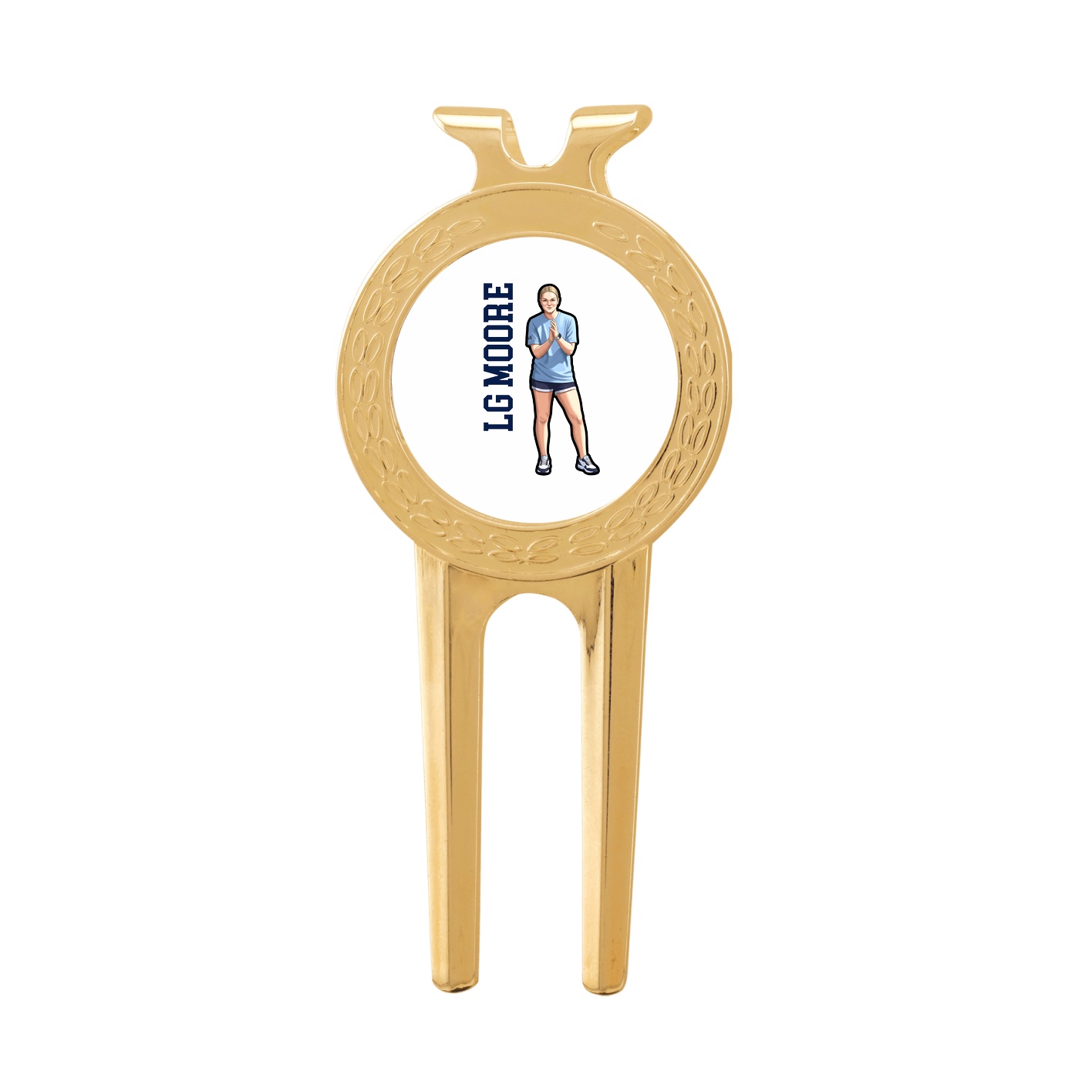 Divot Tool with Ball Marker — Name Vertical in Classic