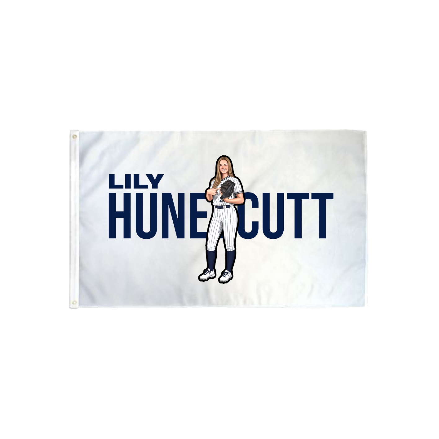 3x5 Flag — Player Name in Classic