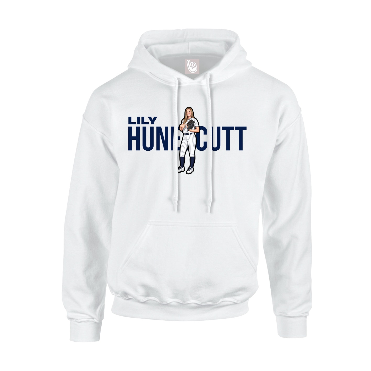 Hoodie — Player Name in White
