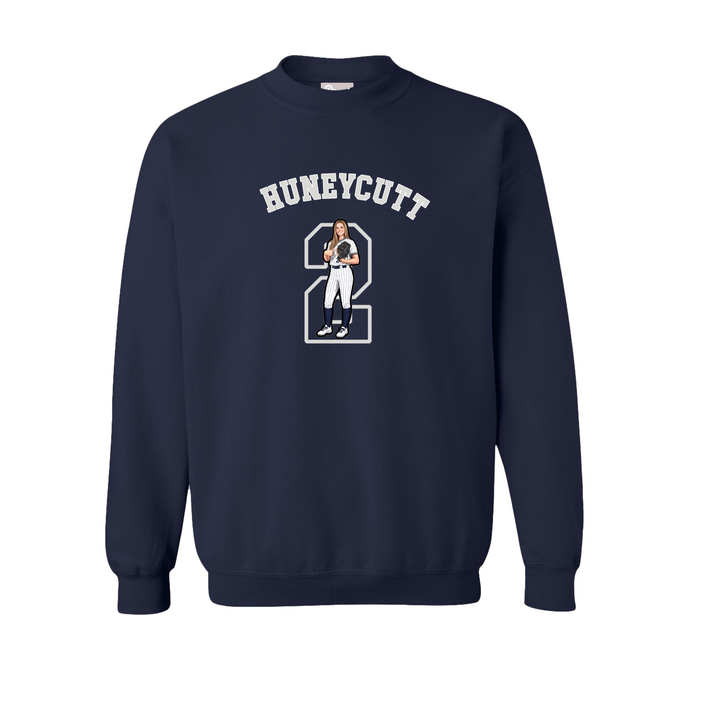 Fleece Crew — Shirsey Arch in Navy