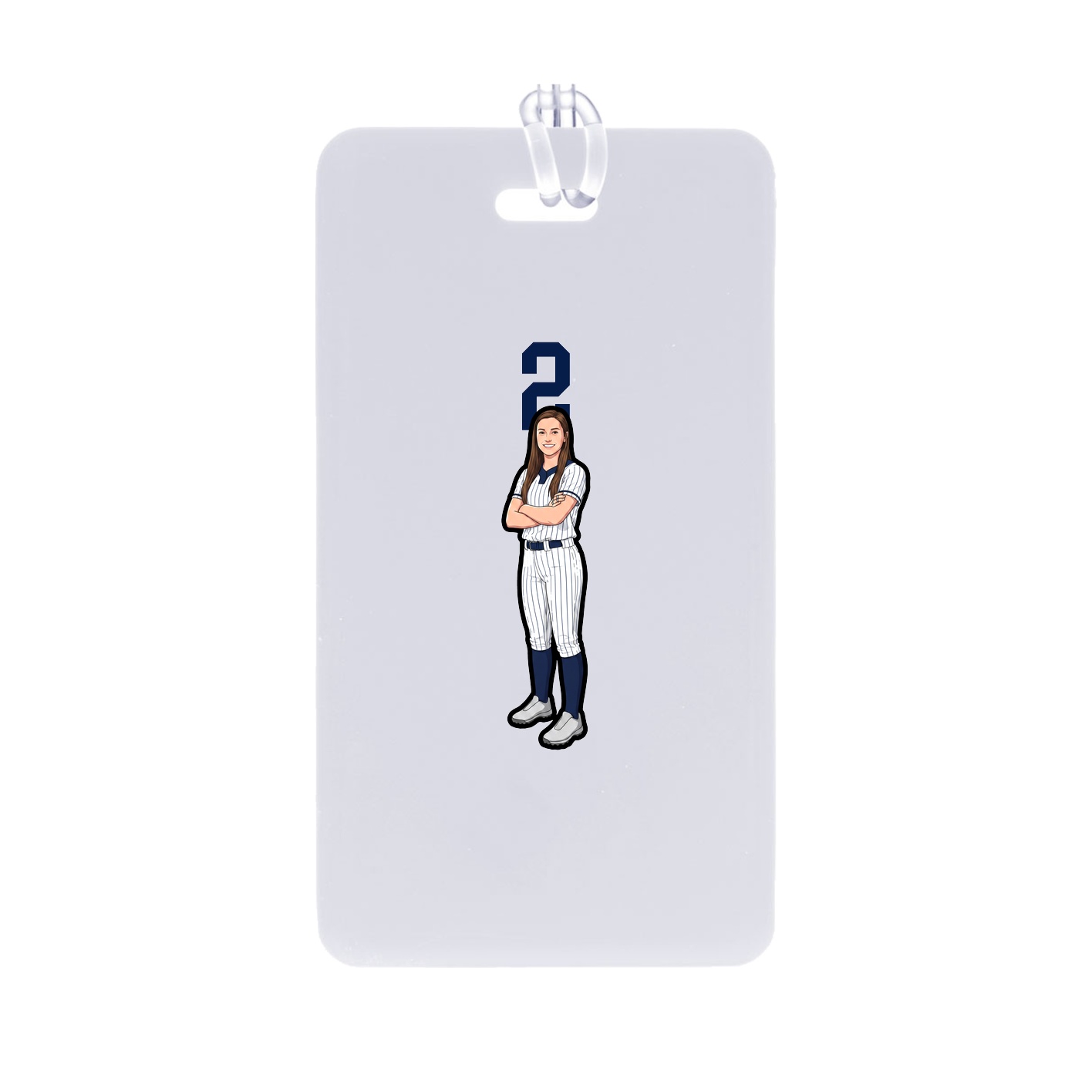 Bag Tag — Number Top in Classic