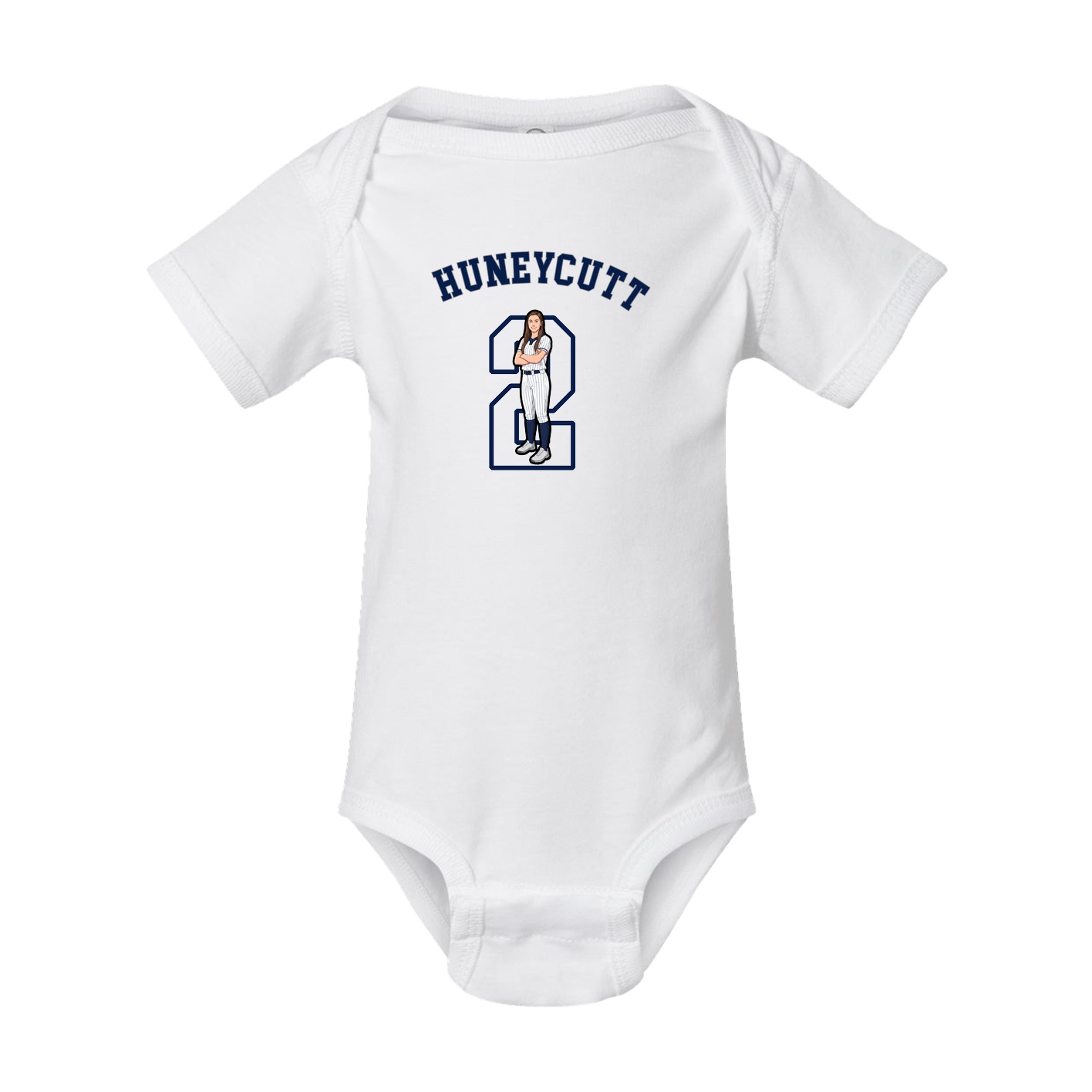 Baby Onesie — Shirsey Arch in White