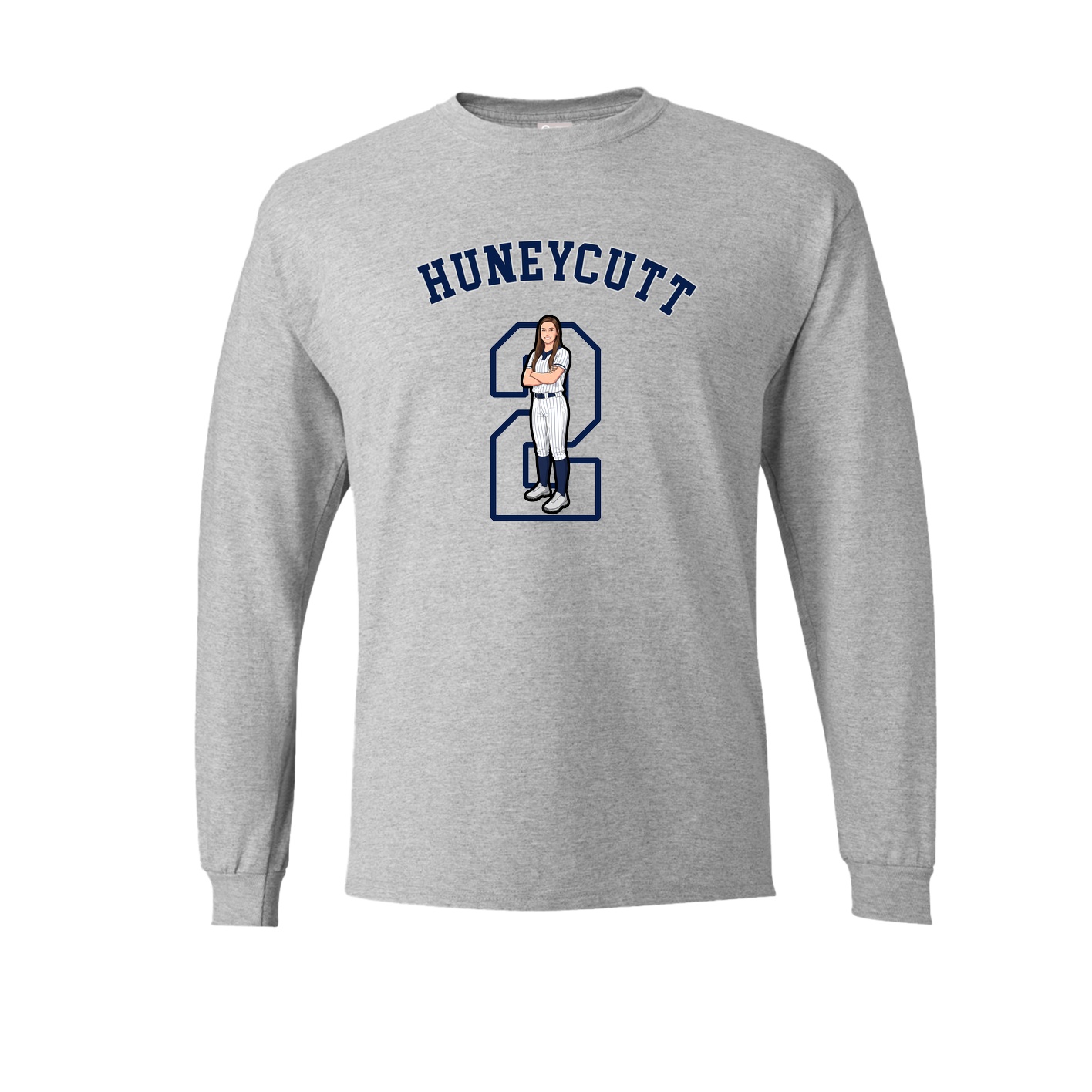 Long Sleeve Tee — Shirsey Arch in Grey