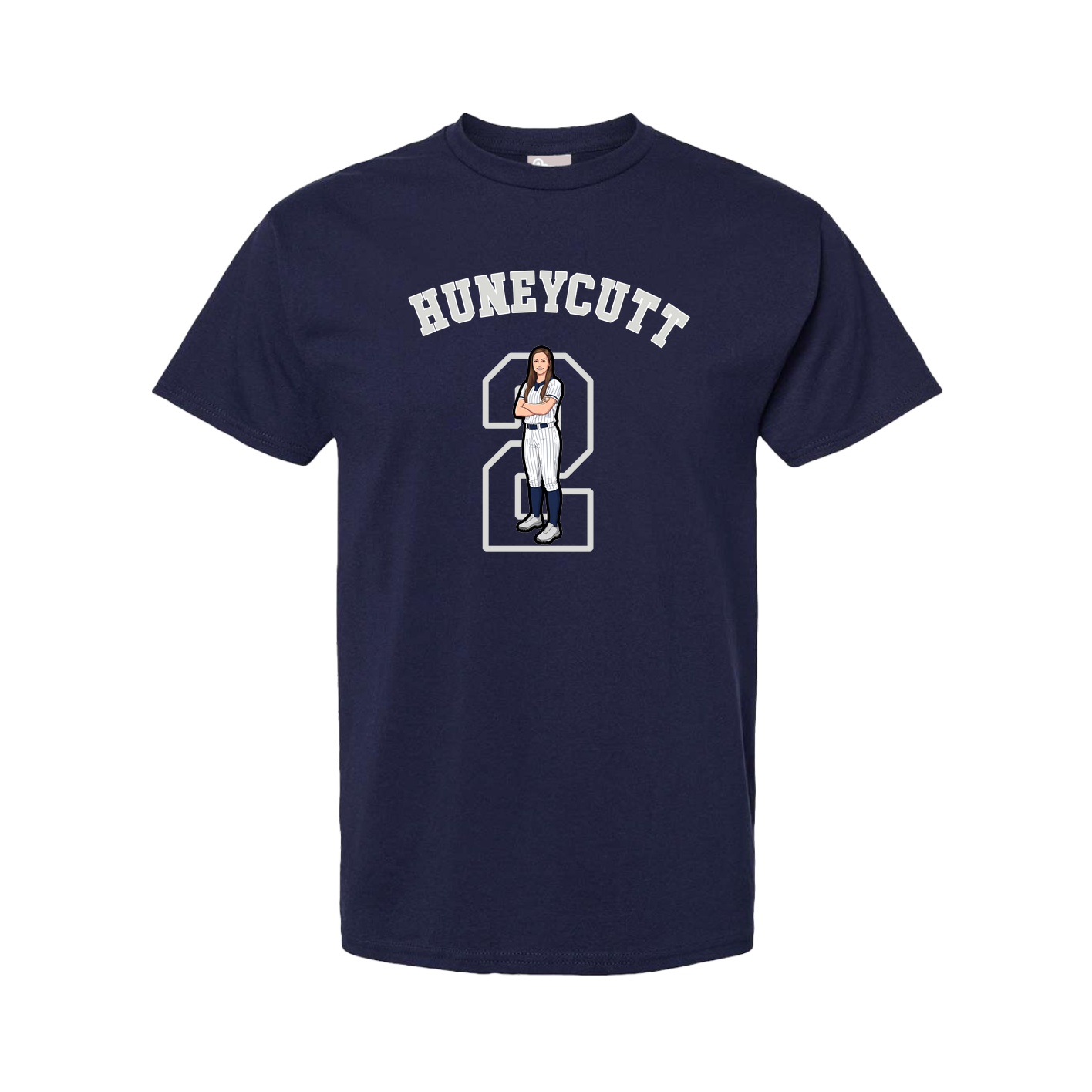 Youth Tee — Shirsey Arch in Navy