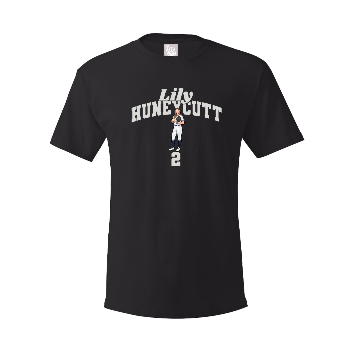 Youth Tee — Signature Arch in Black