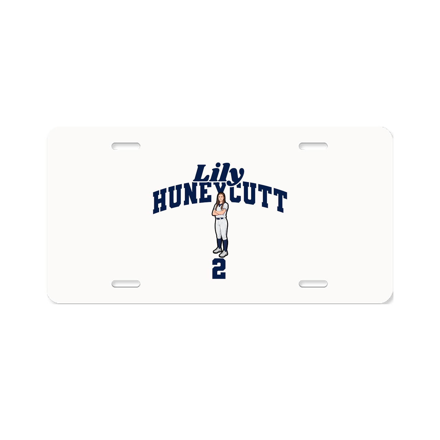 License Plate — Signature Arch in Classic