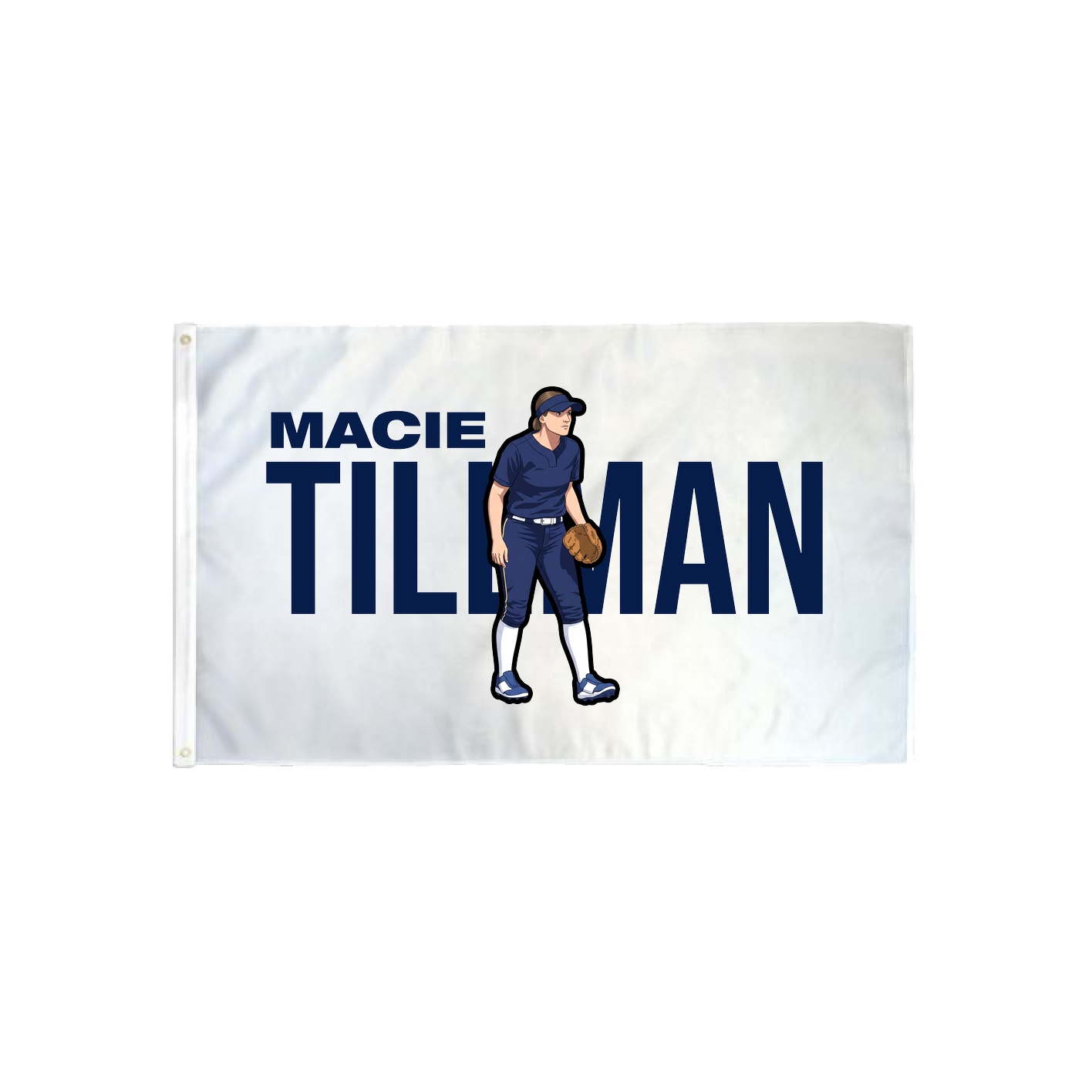 3x5 Flag — Player Name in Classic