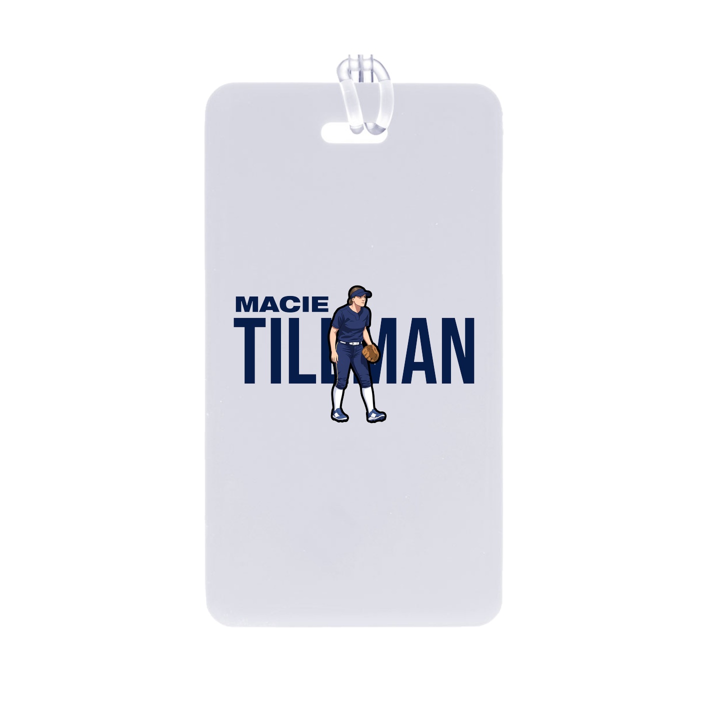 Bag Tag — Player Name in Classic