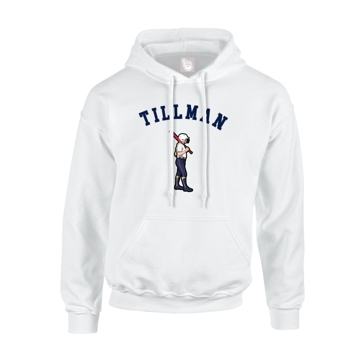 Hoodie — Shirsey Arch in White