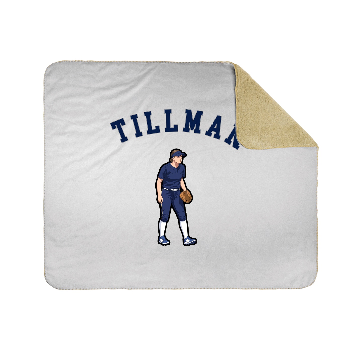Throw Blanket — Shirsey Arch in White