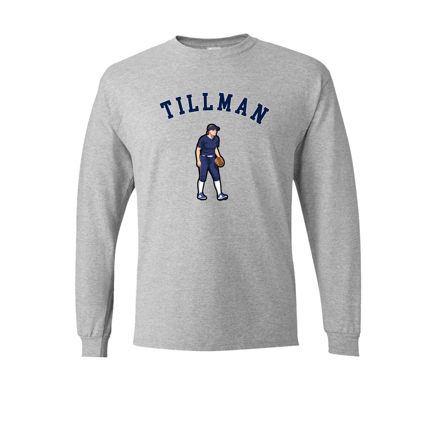Long Sleeve Tee — Shirsey Arch in Grey