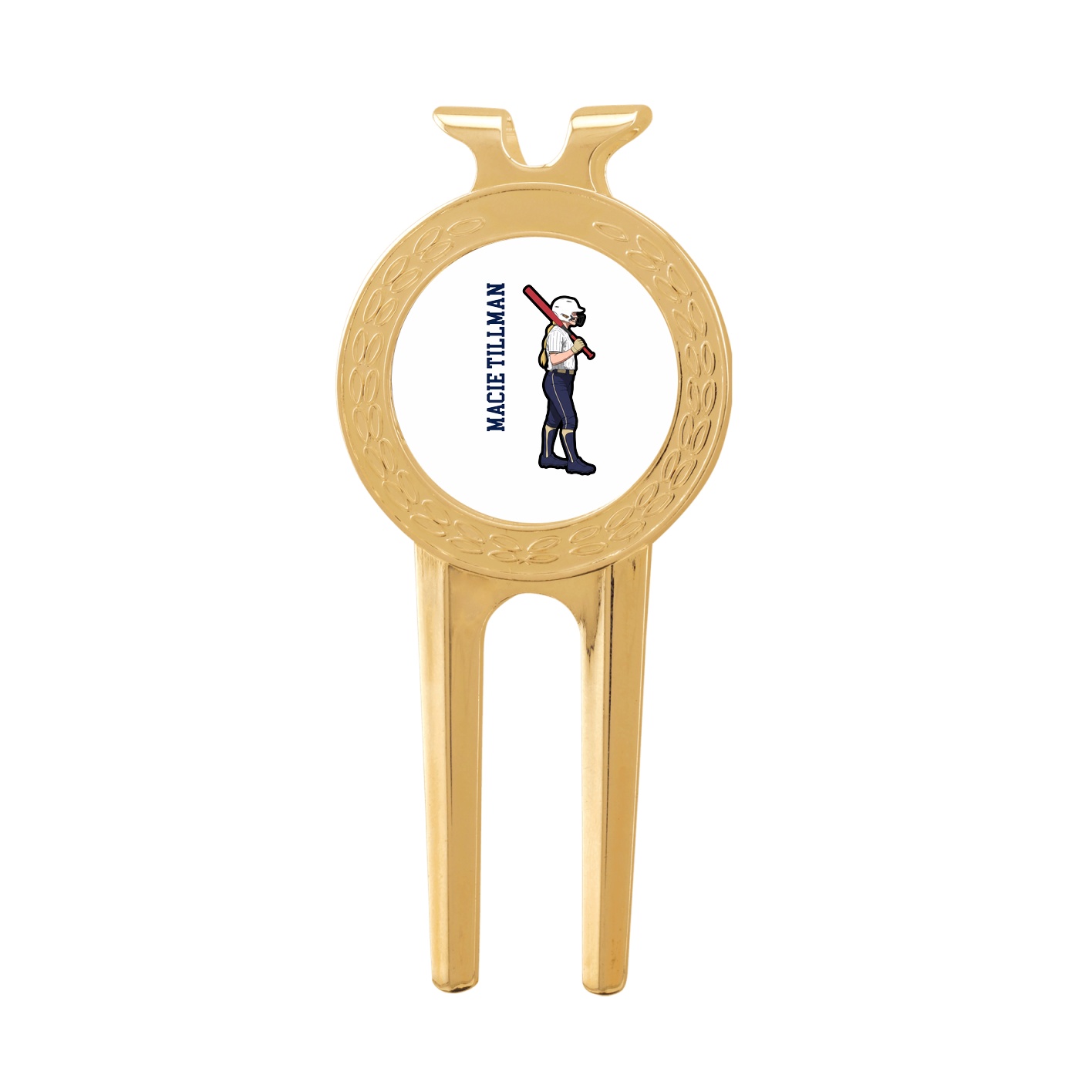 Divot Tool with Ball Marker — Name Vertical in Classic