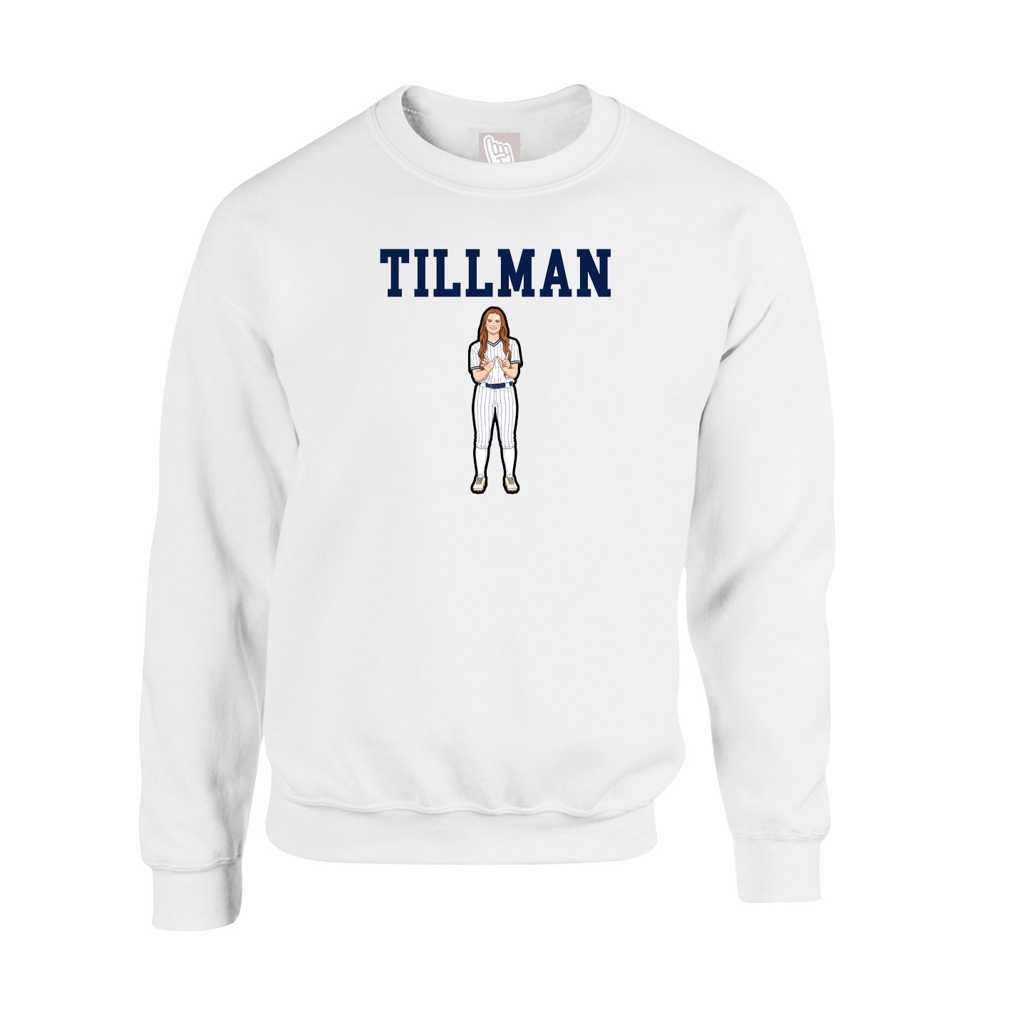 Fleece Crew — Shirsey in White