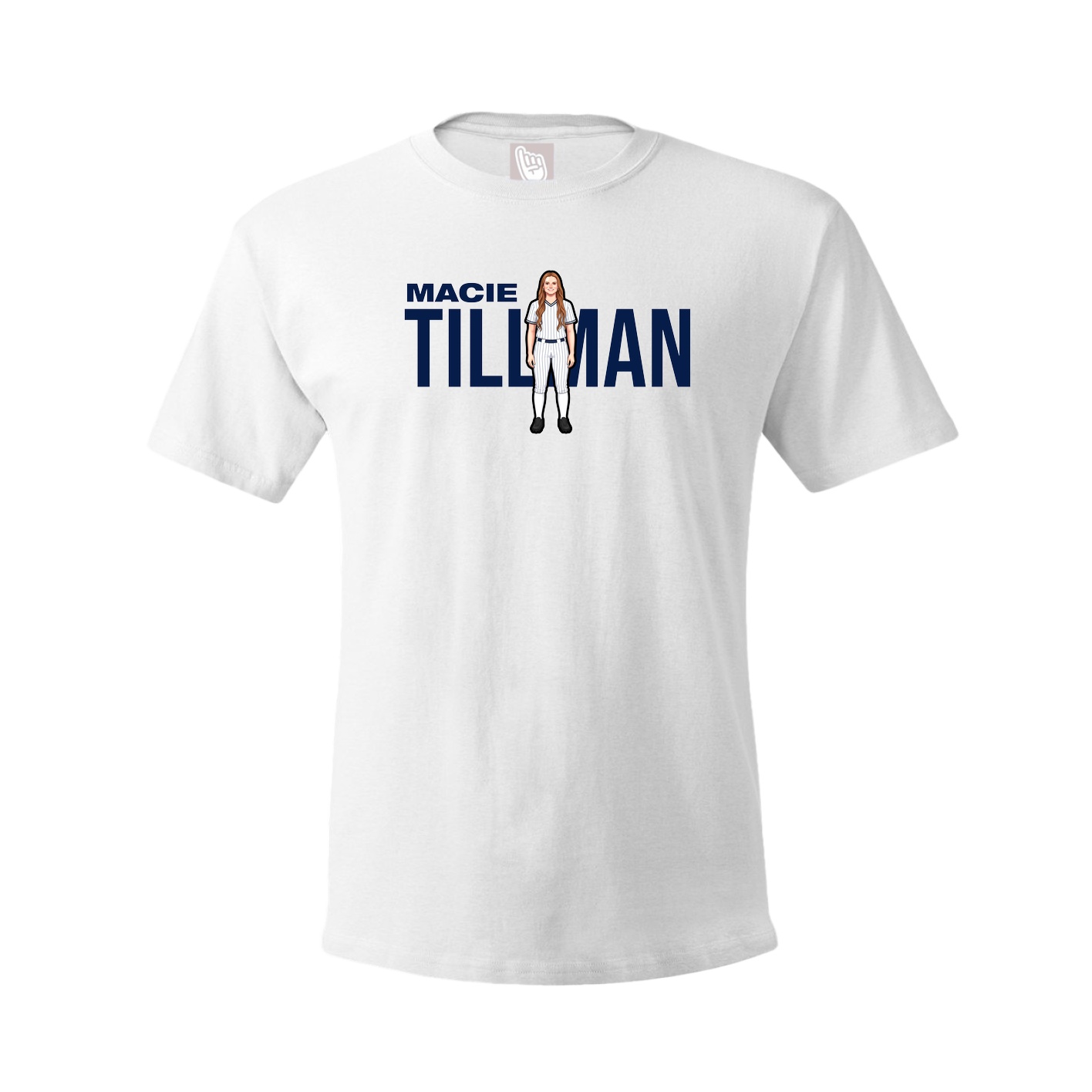 Youth Tee — Player Name in White