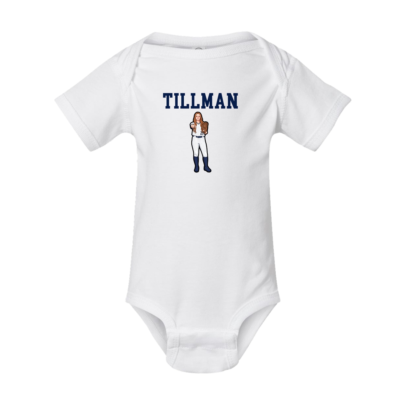 Baby Onesie — Shirsey in White