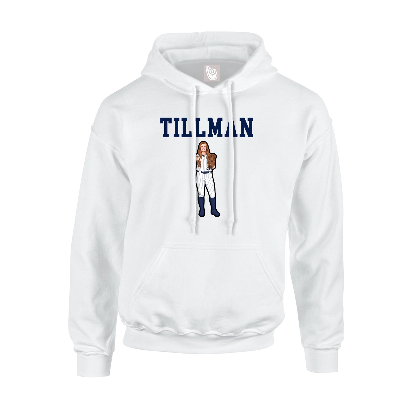 Youth Hoodie — Shirsey in White
