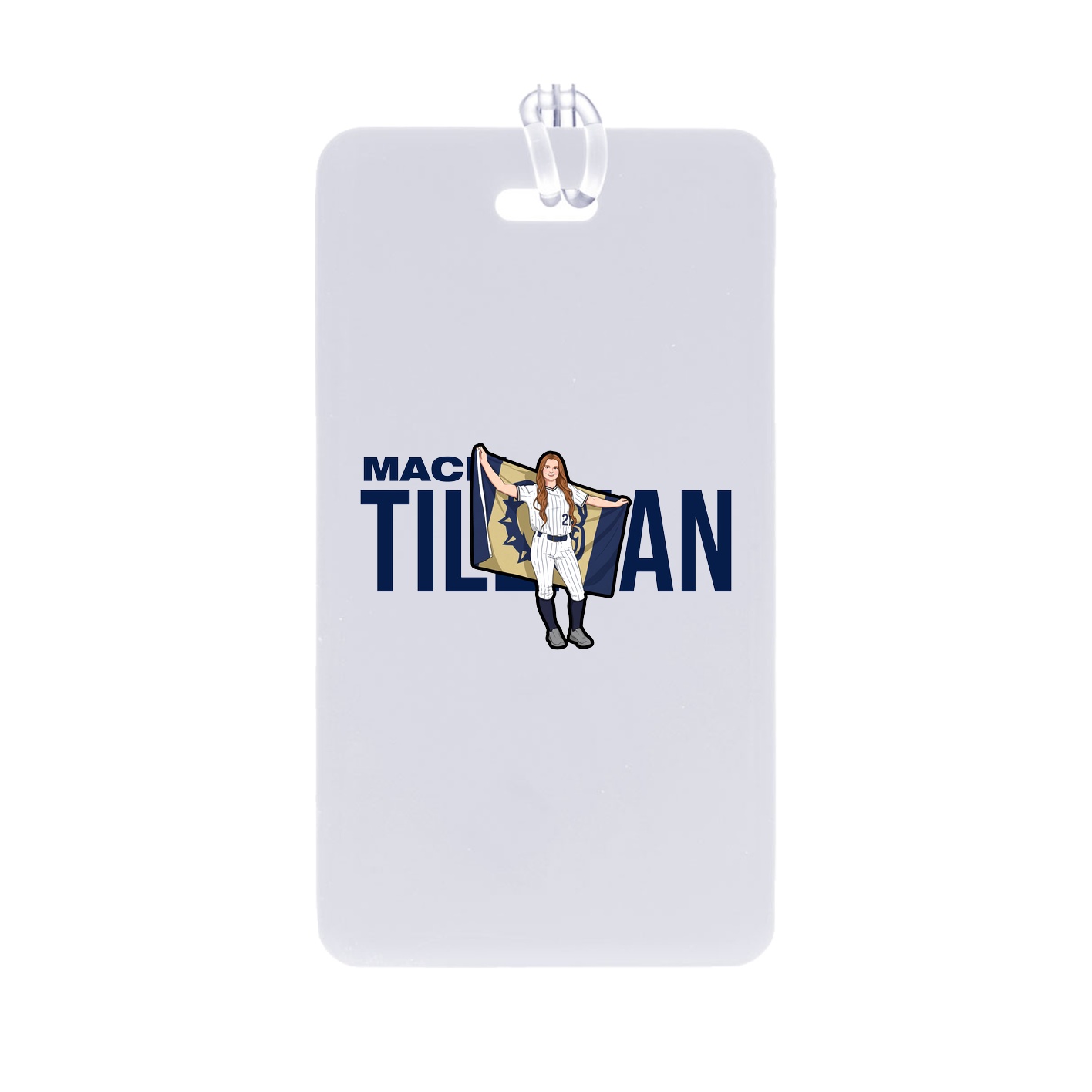 Bag Tag — Player Name in Classic