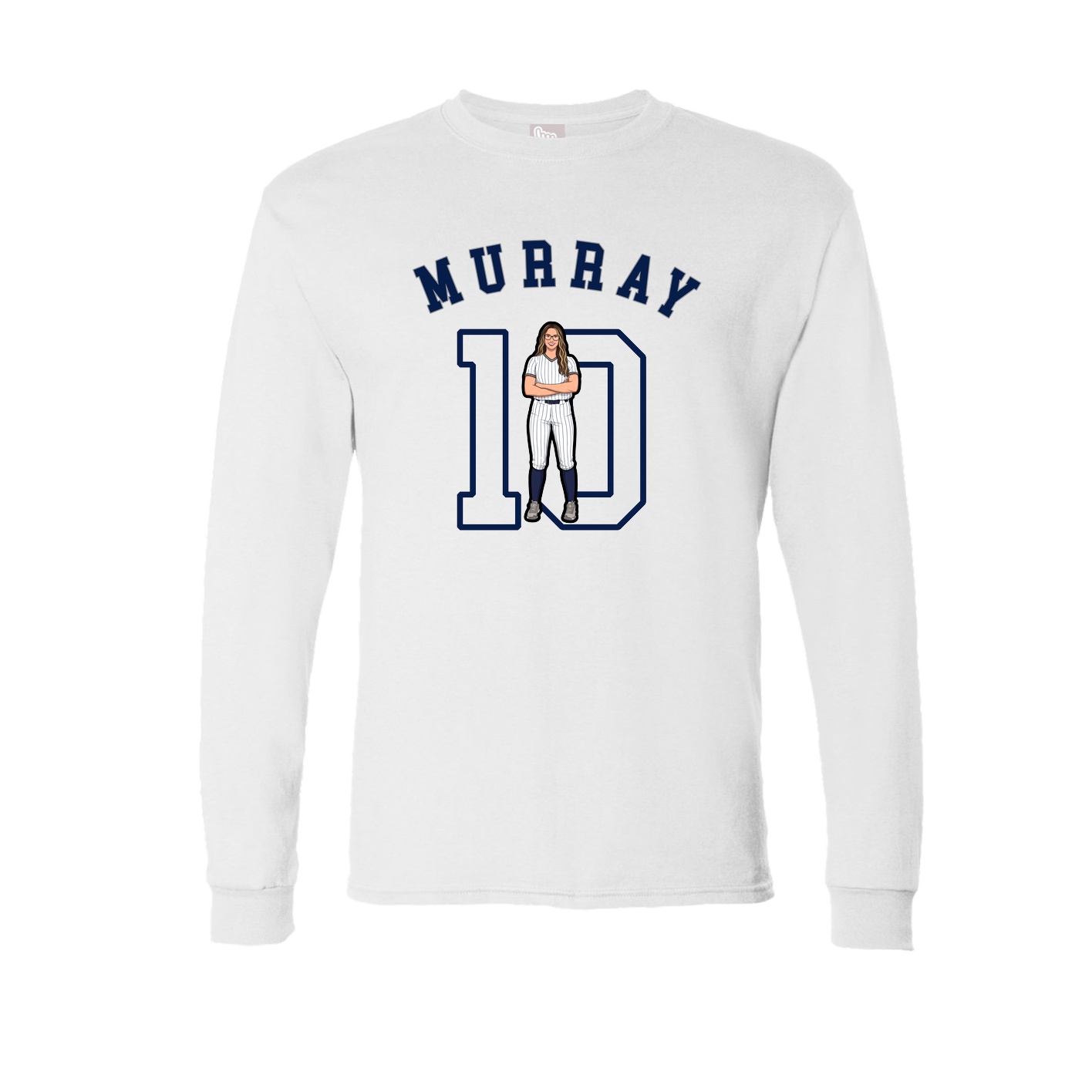 Long Sleeve Tee — Shirsey Arch in White