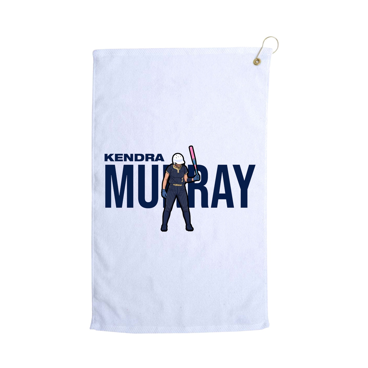 Golf Towel — Player Name in White