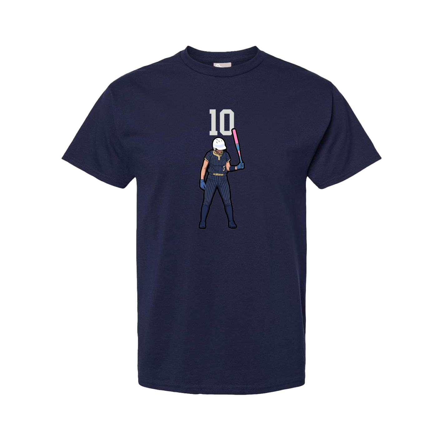 Tee — Number Top in Navy