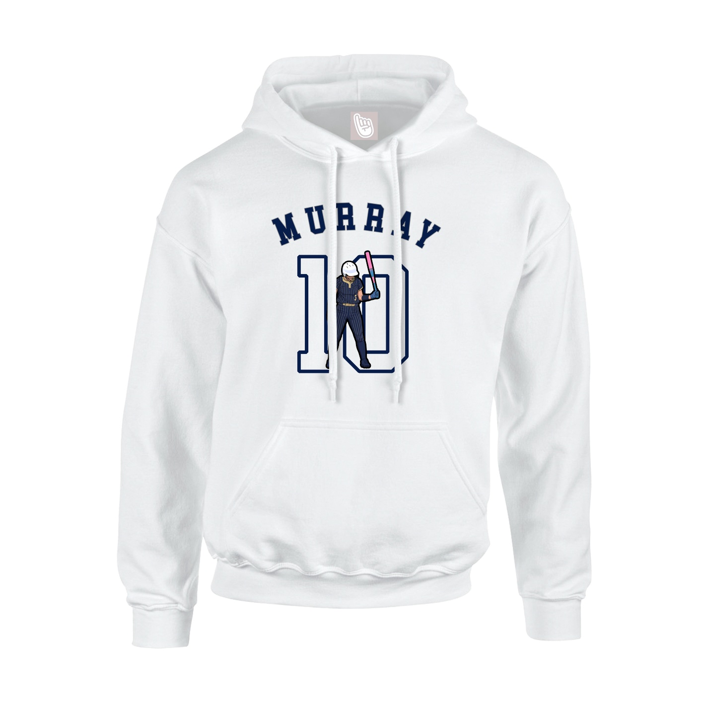 Hoodie — Shirsey Arch in White