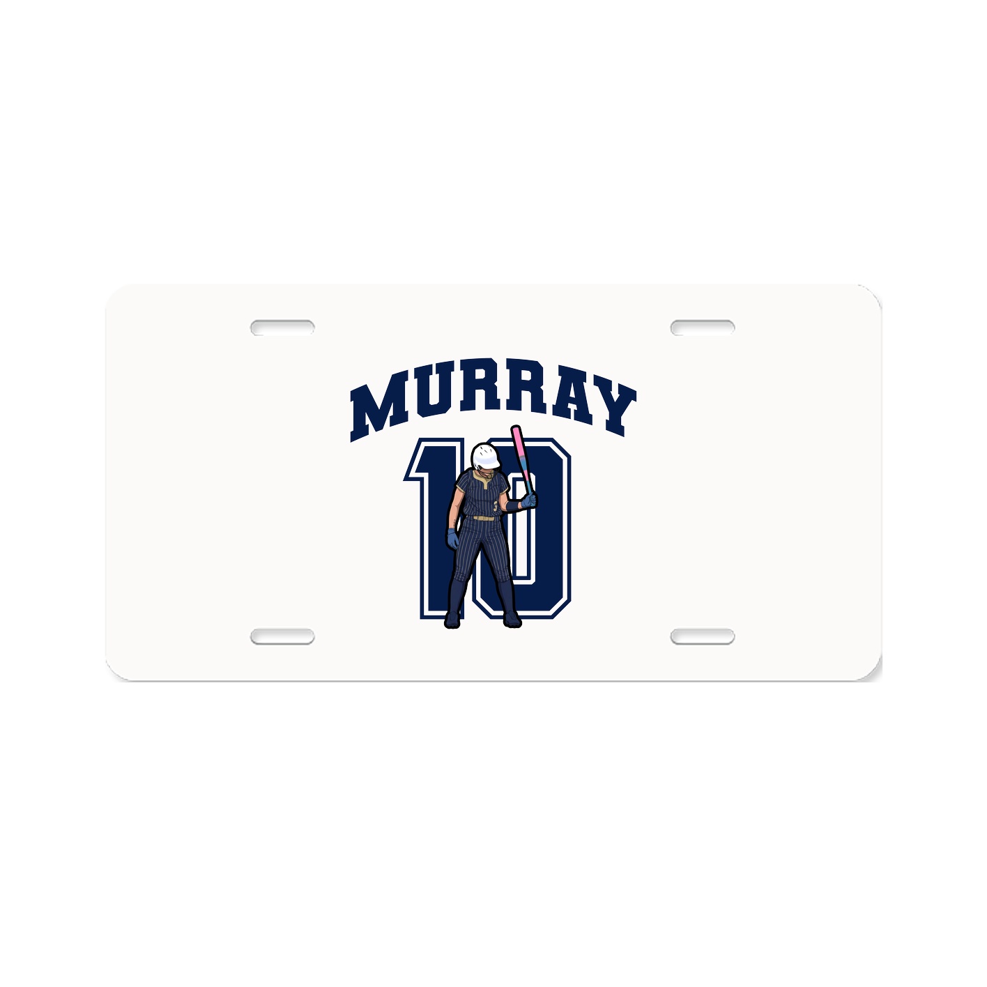License Plate — Number in Classic