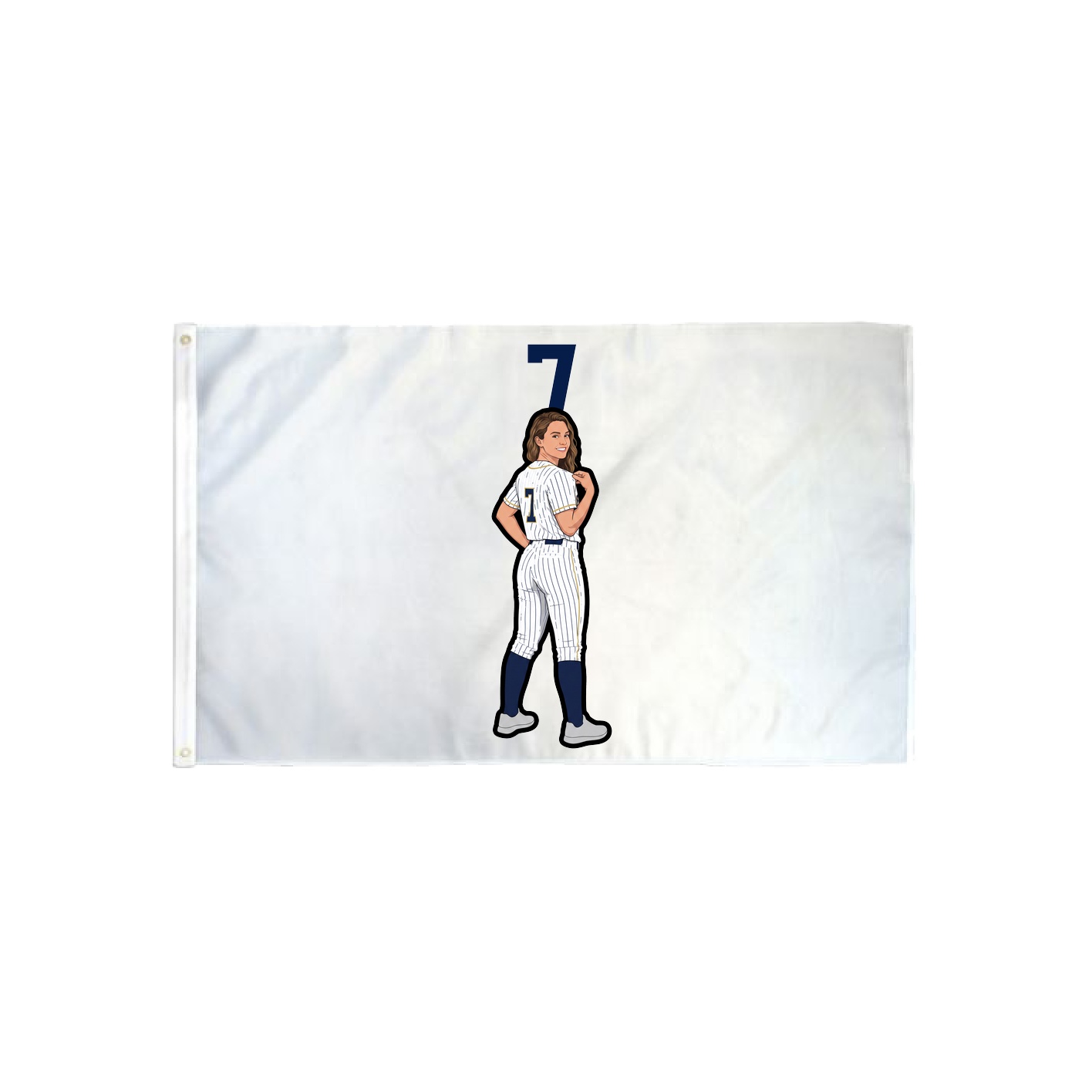 3x5 Flag — Number Top in Classic