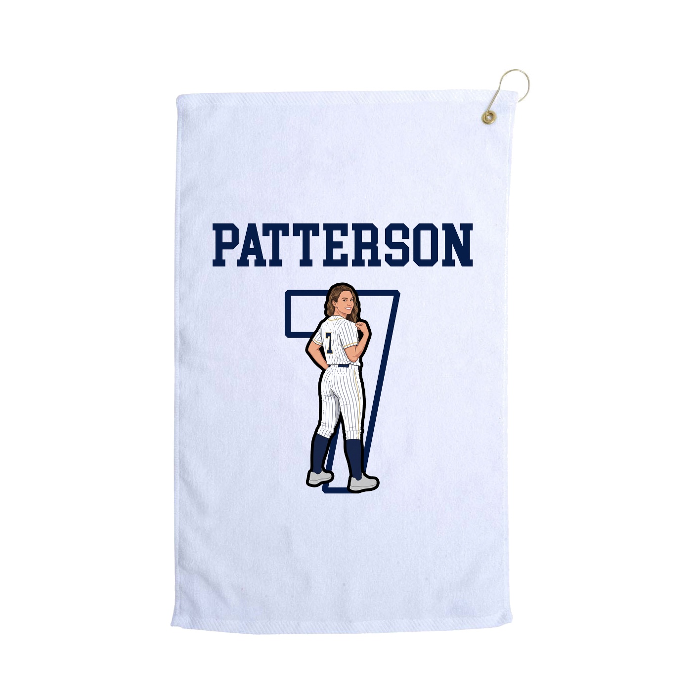 Golf Towel — Shirsey in White