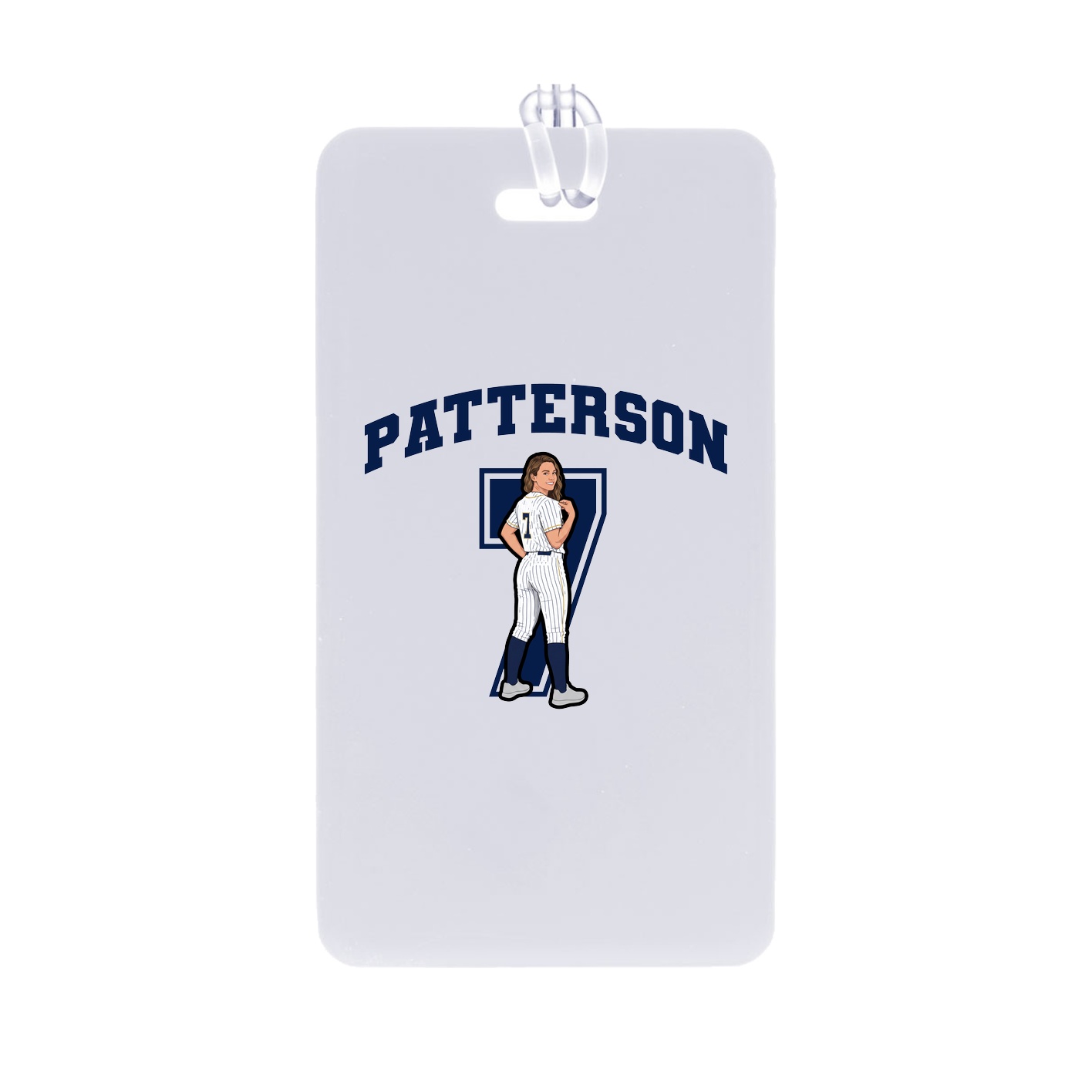 Bag Tag — Number in Classic