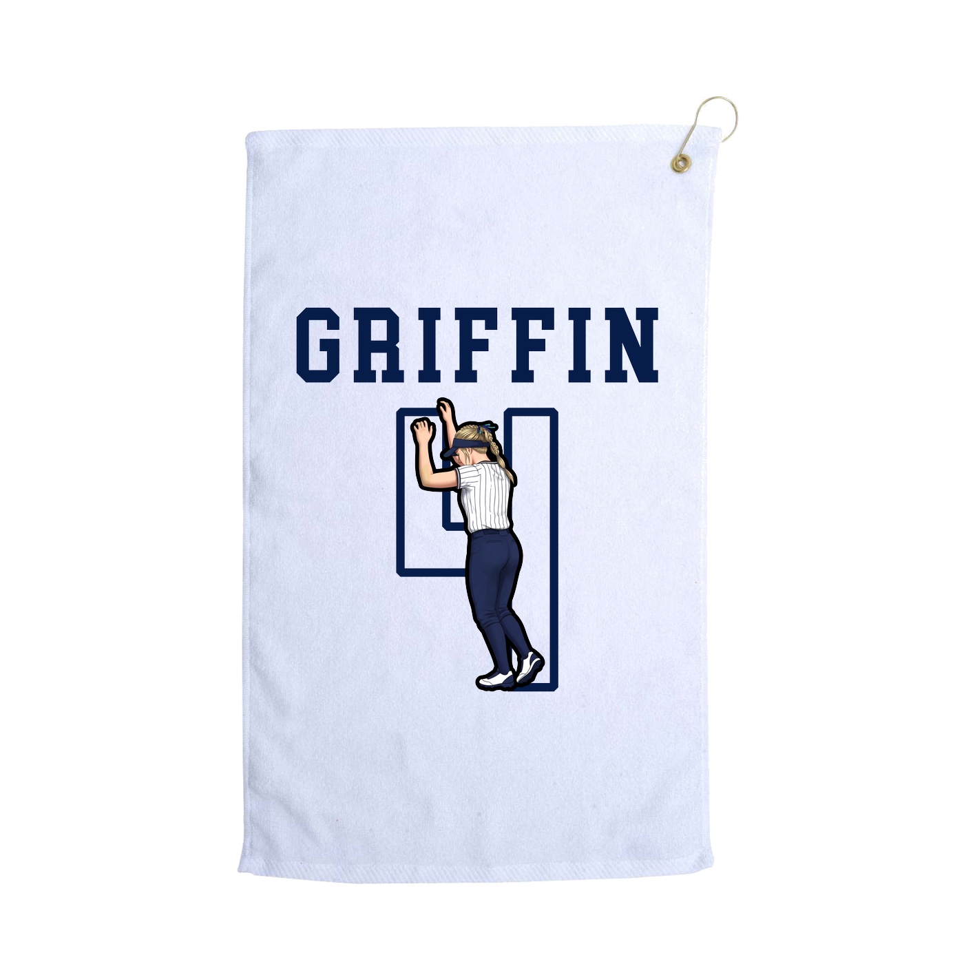 Golf Towel — Shirsey in White