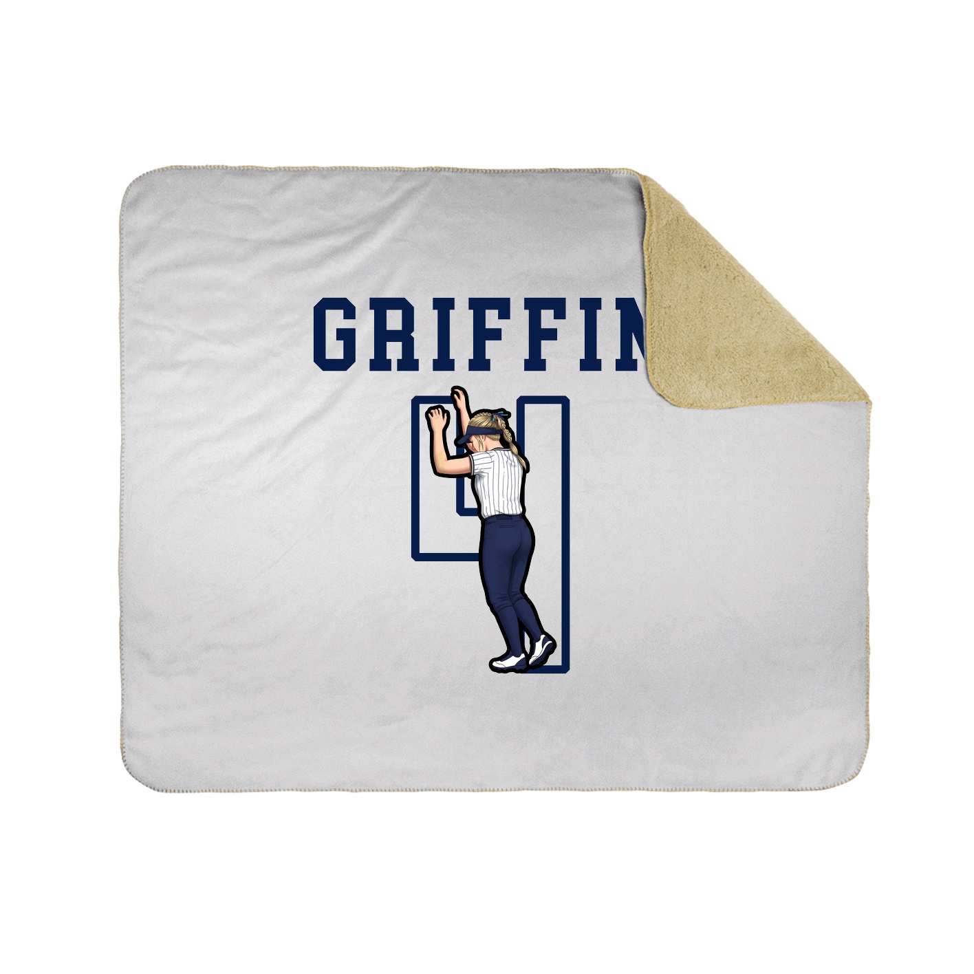 Throw Blanket — Shirsey in White